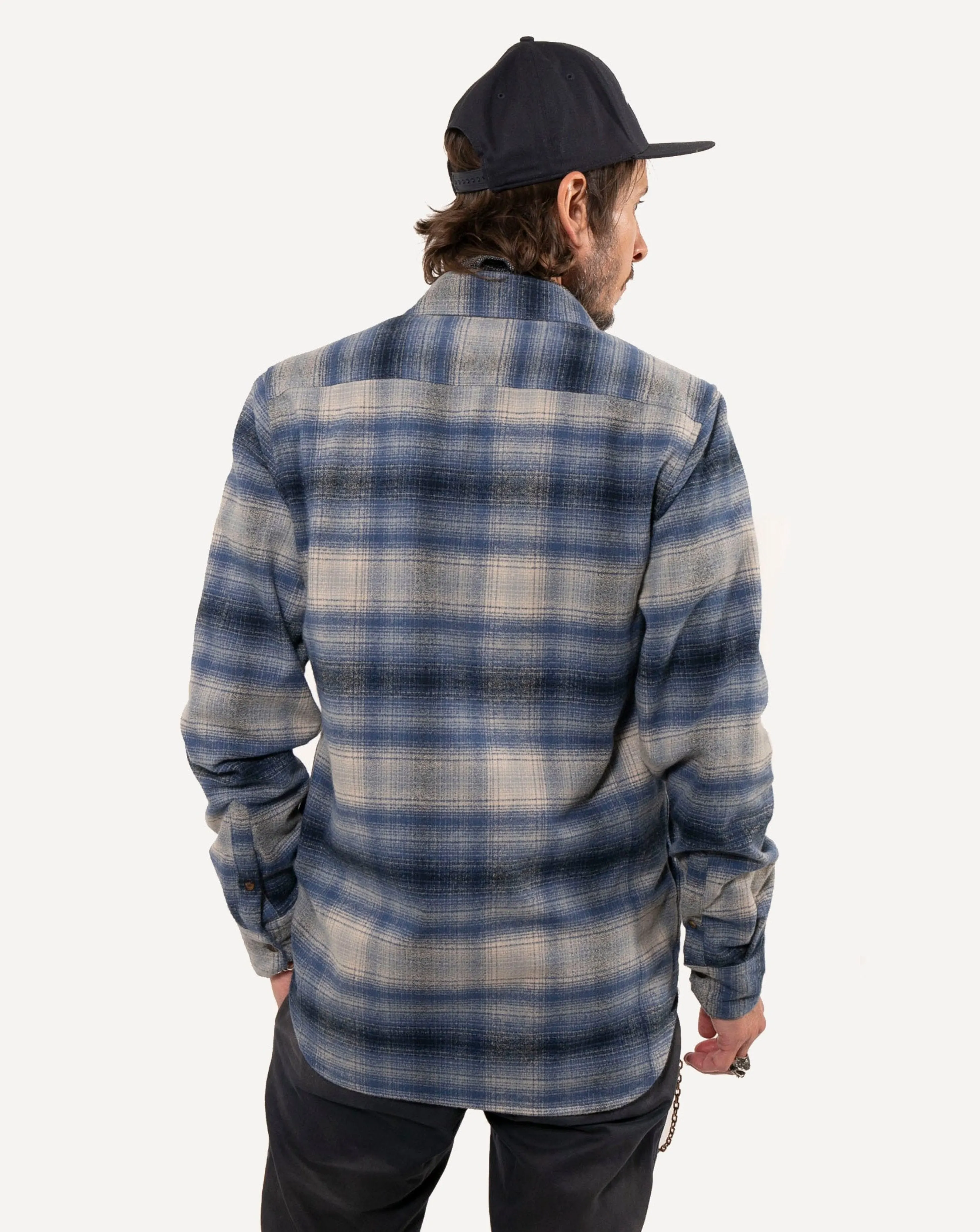 Woodsman Shirt | Sky Blue Sky Plaid sold by 18 Waits product image thumbnail 3