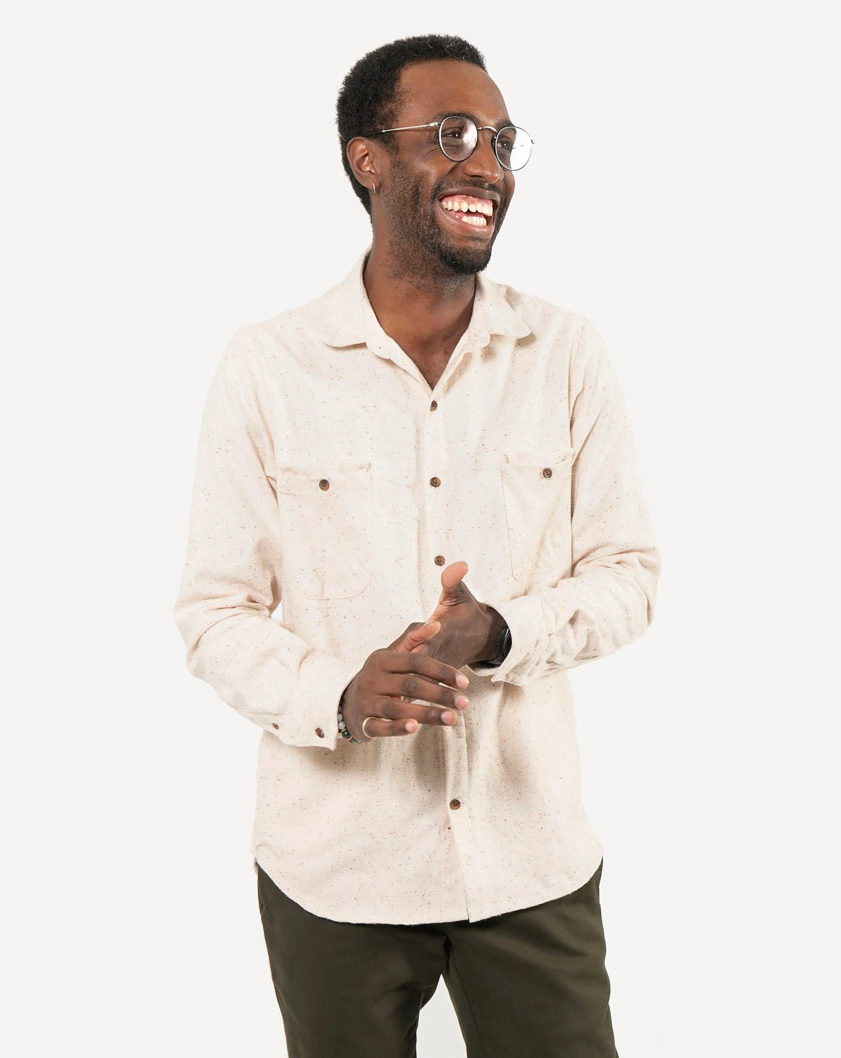 Woodsman Shirt | Cinnamon Fleck sold by 18 Waits