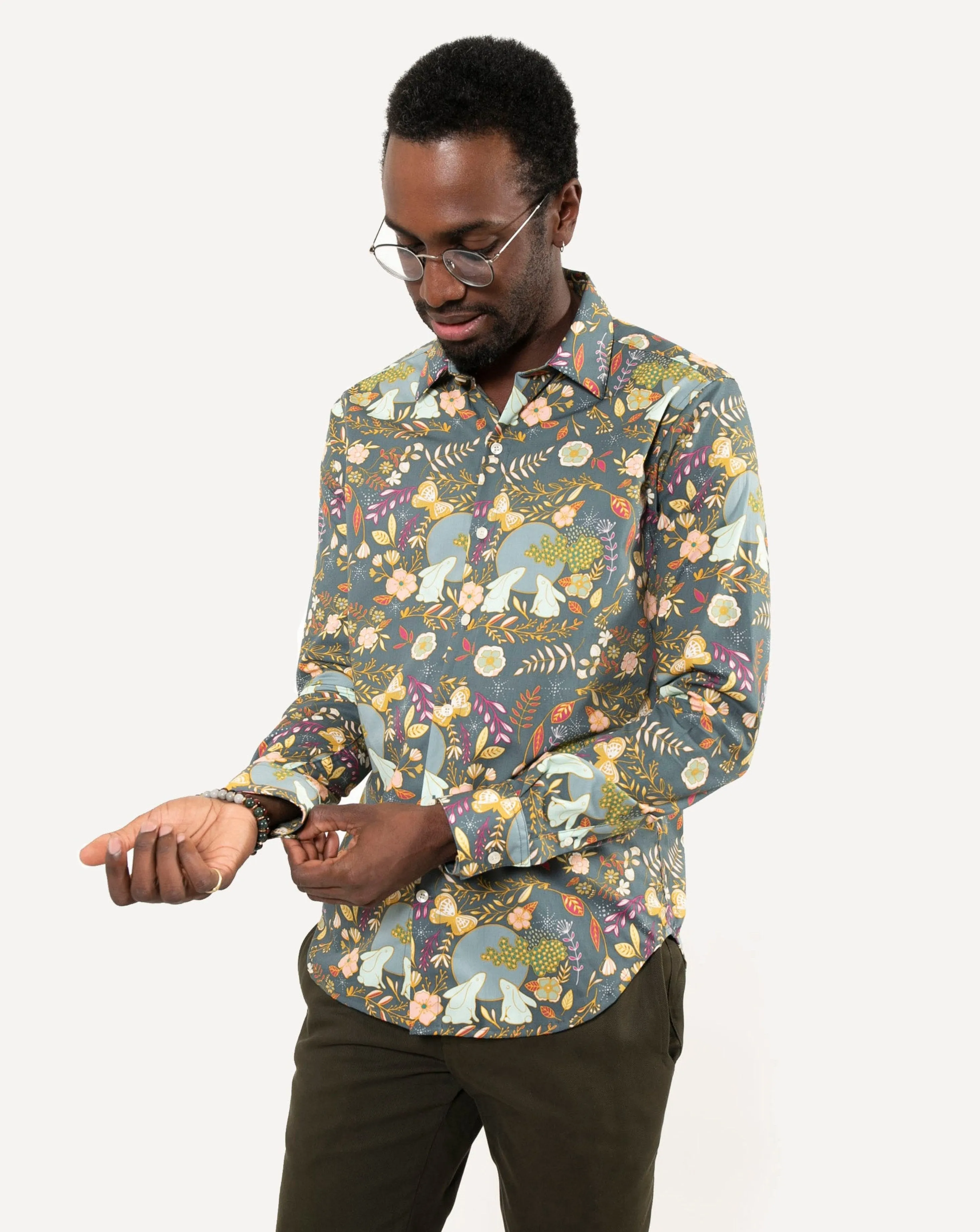Long Sleeve Dylan Shirt | Moon Stories sold by 18 Waits product image thumbnail 2