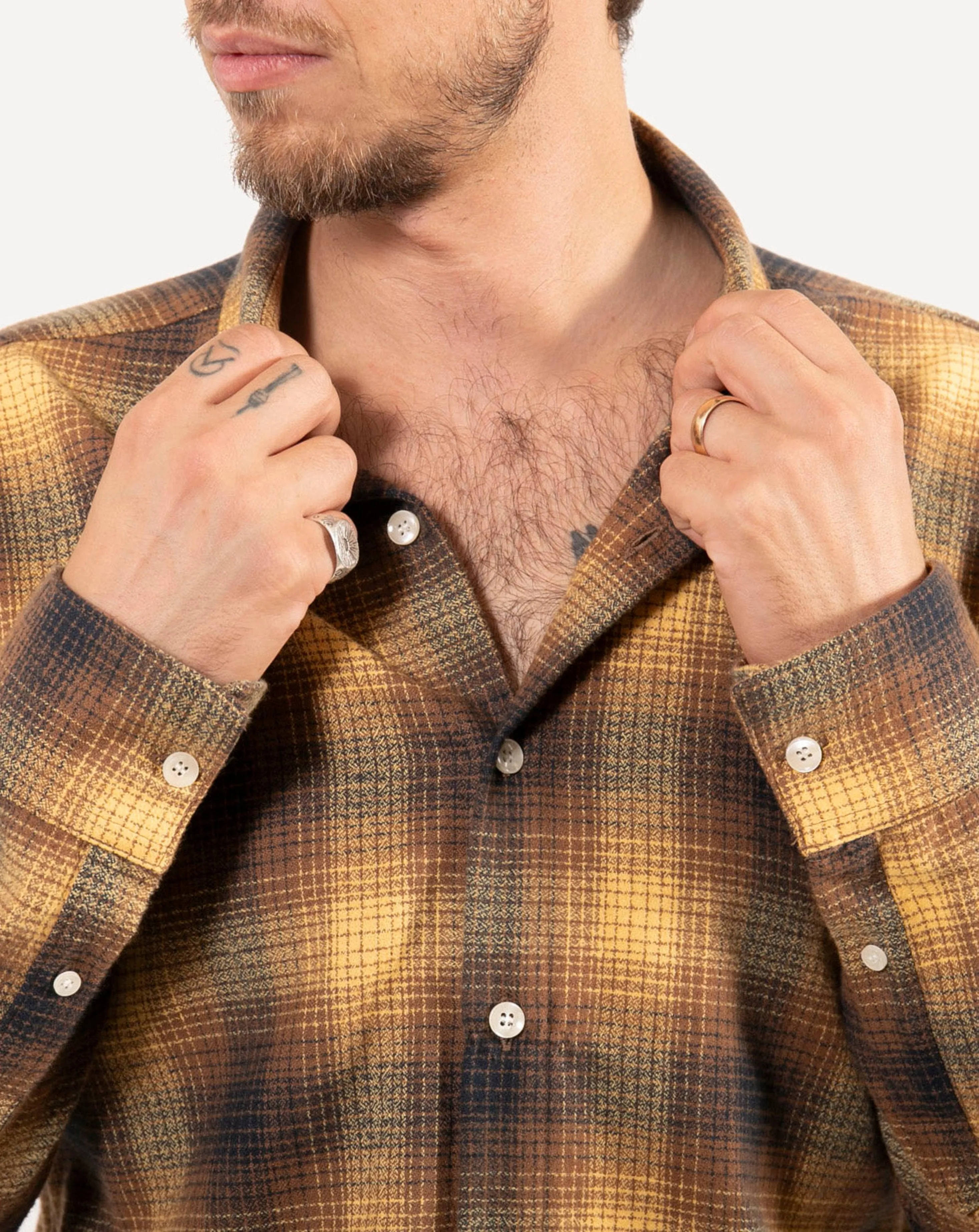 Long Sleeve Dylan Shirt | Harvest Plaid sold by 18 Waits product image thumbnail 4