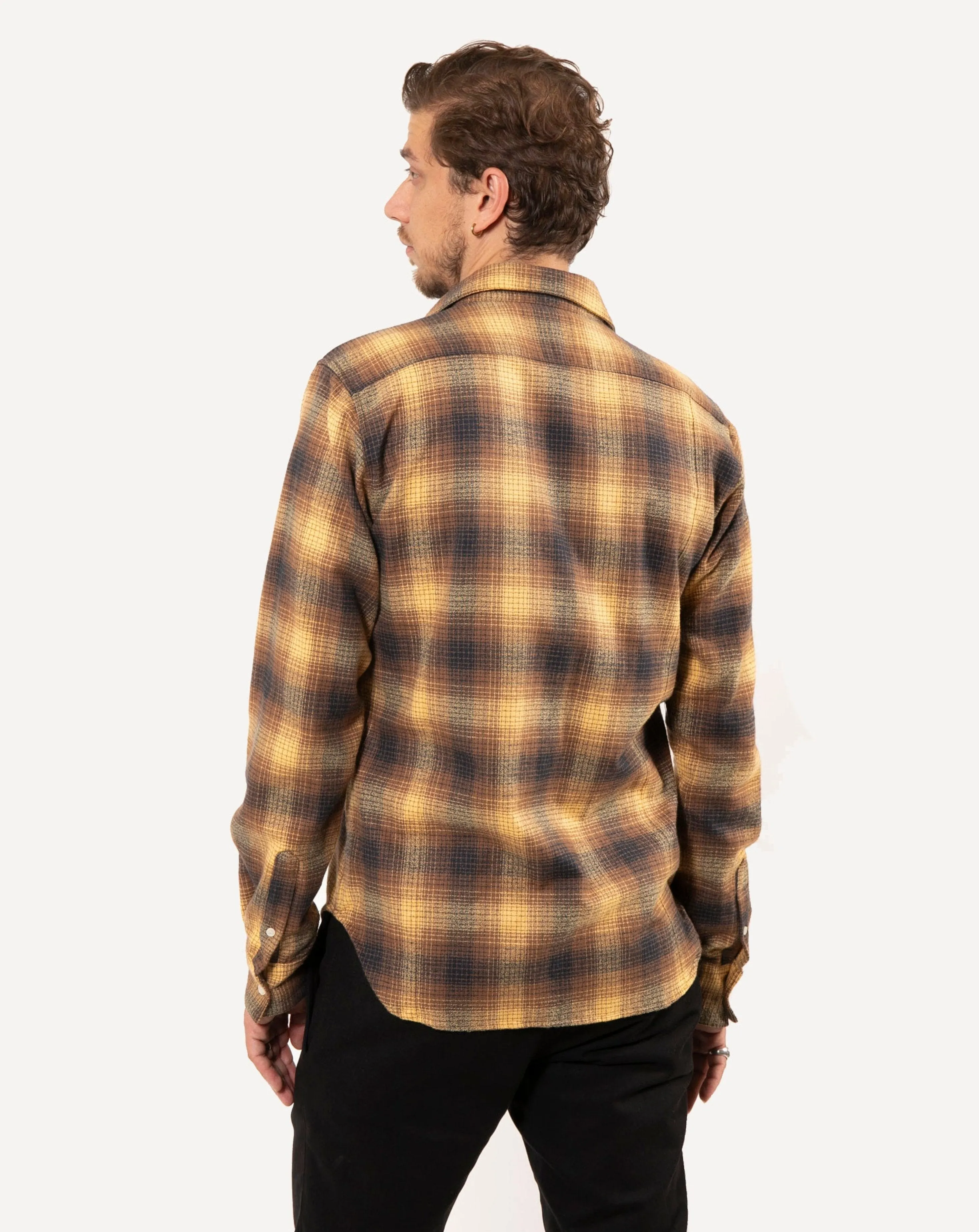 Long Sleeve Dylan Shirt | Harvest Plaid sold by 18 Waits product image thumbnail 3