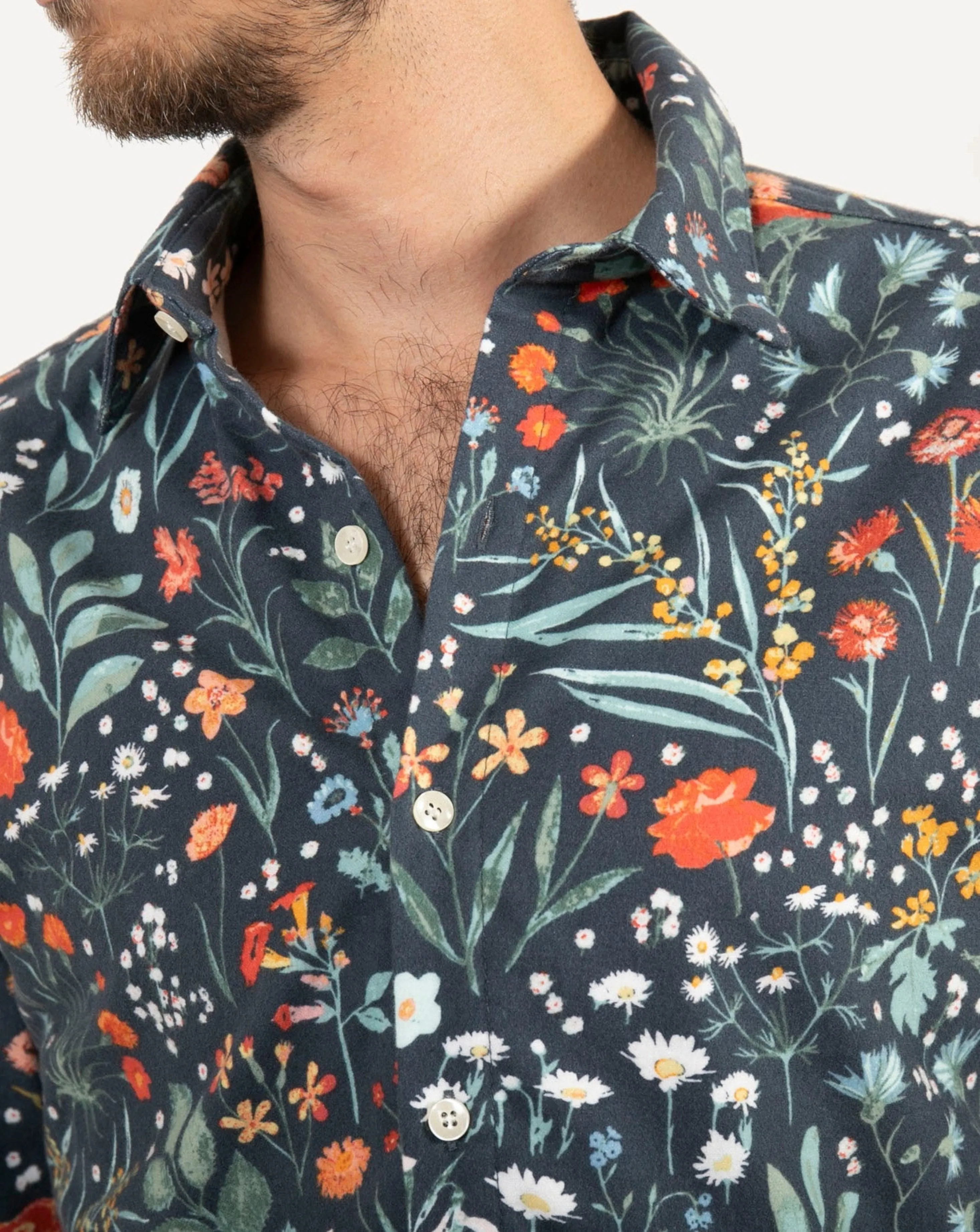 Long Sleeve Dylan Shirt | Garden Nights - Flannel sold by 18 Waits product image thumbnail 4