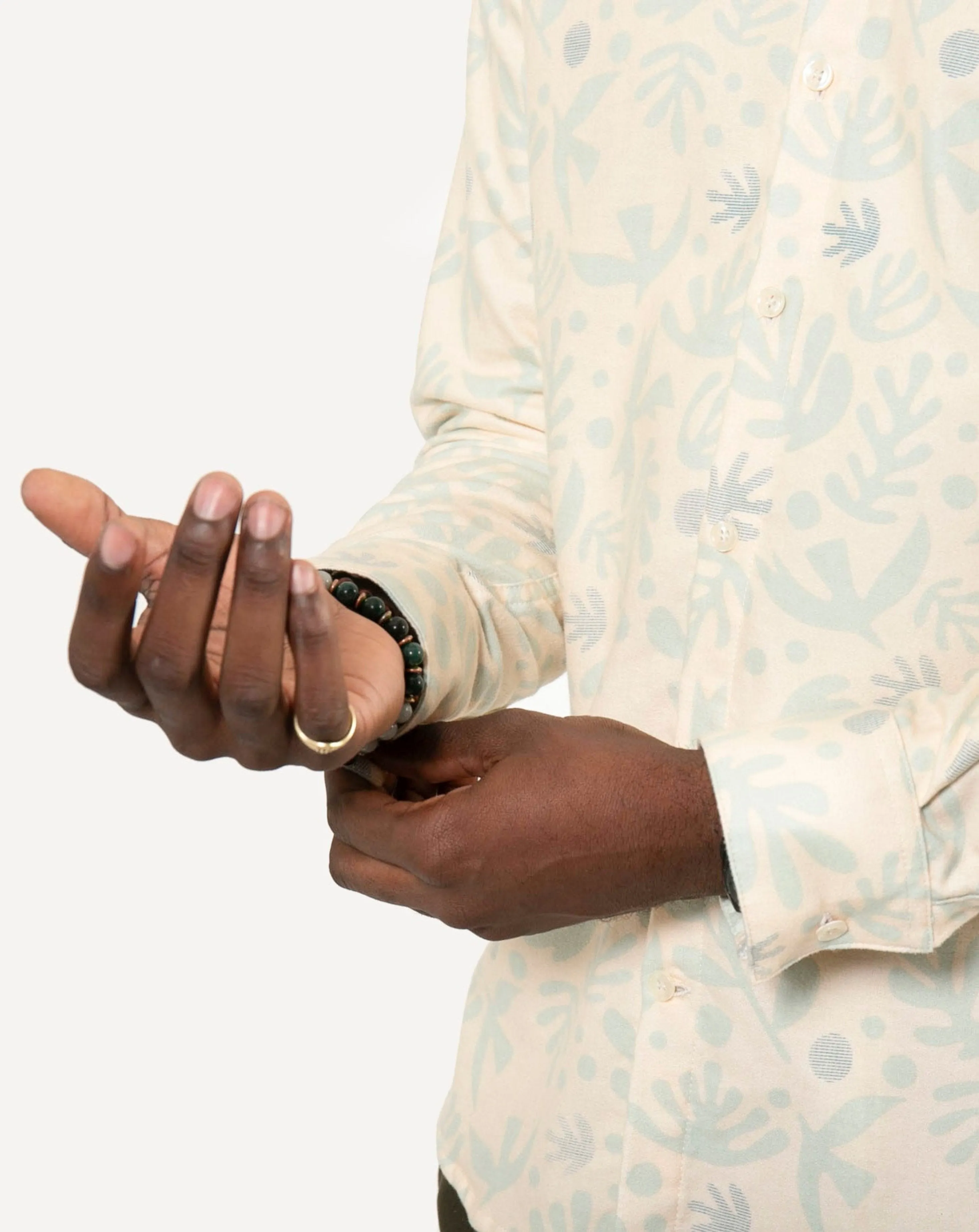 Long Sleeve Dylan Shirt | Boho Birds - Flannel sold by 18 Waits product image thumbnail 5