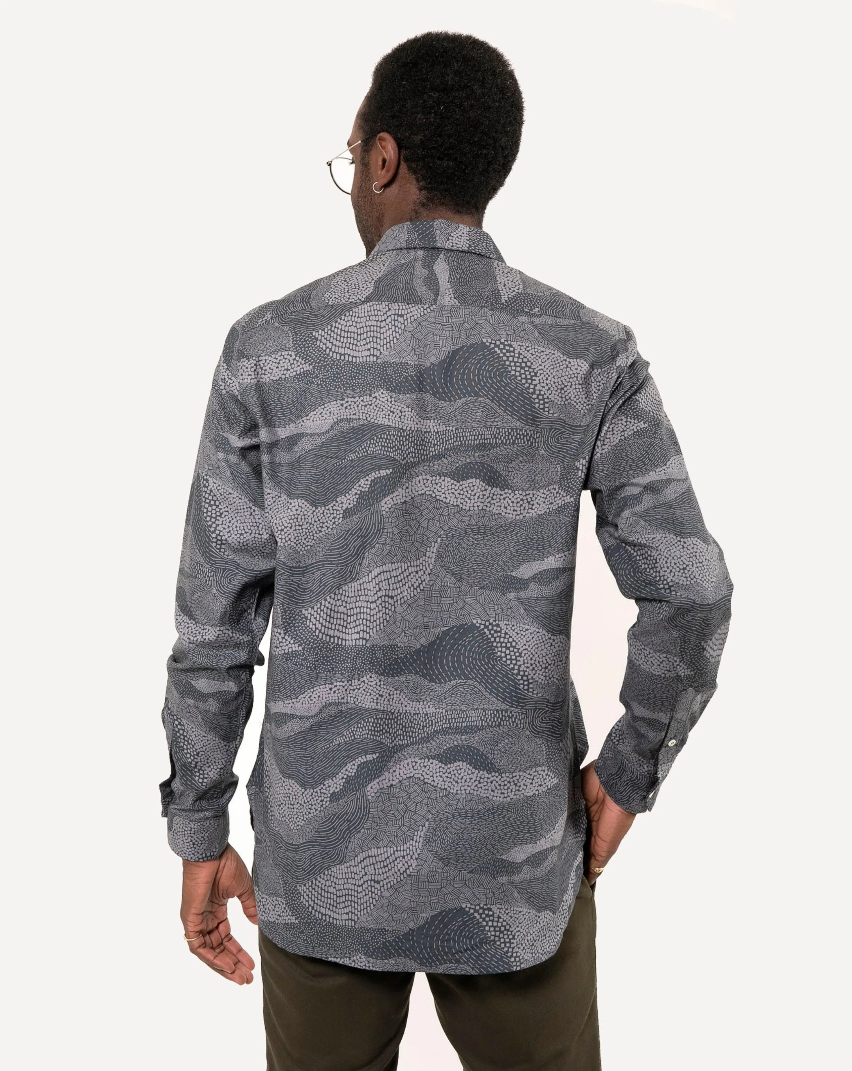 Long Sleeve Neuwirth Shirt | Midnight Mountains sold by 18 Waits product image thumbnail 3