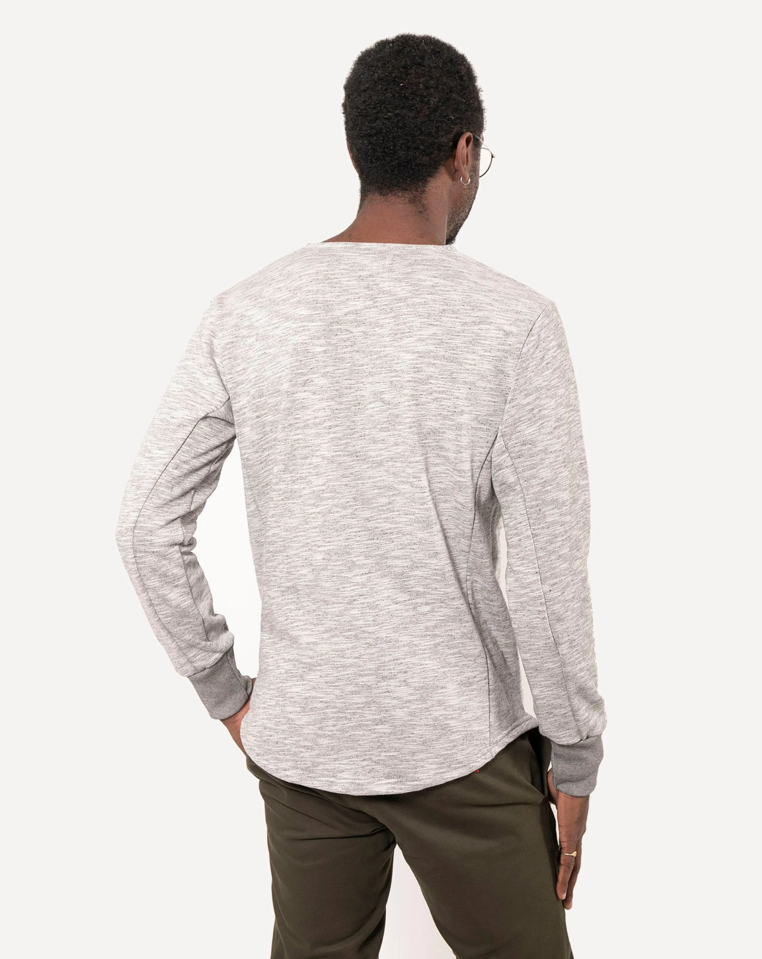 Heritage Henley | Light Grey Melange sold by 18 Waits product image thumbnail 3