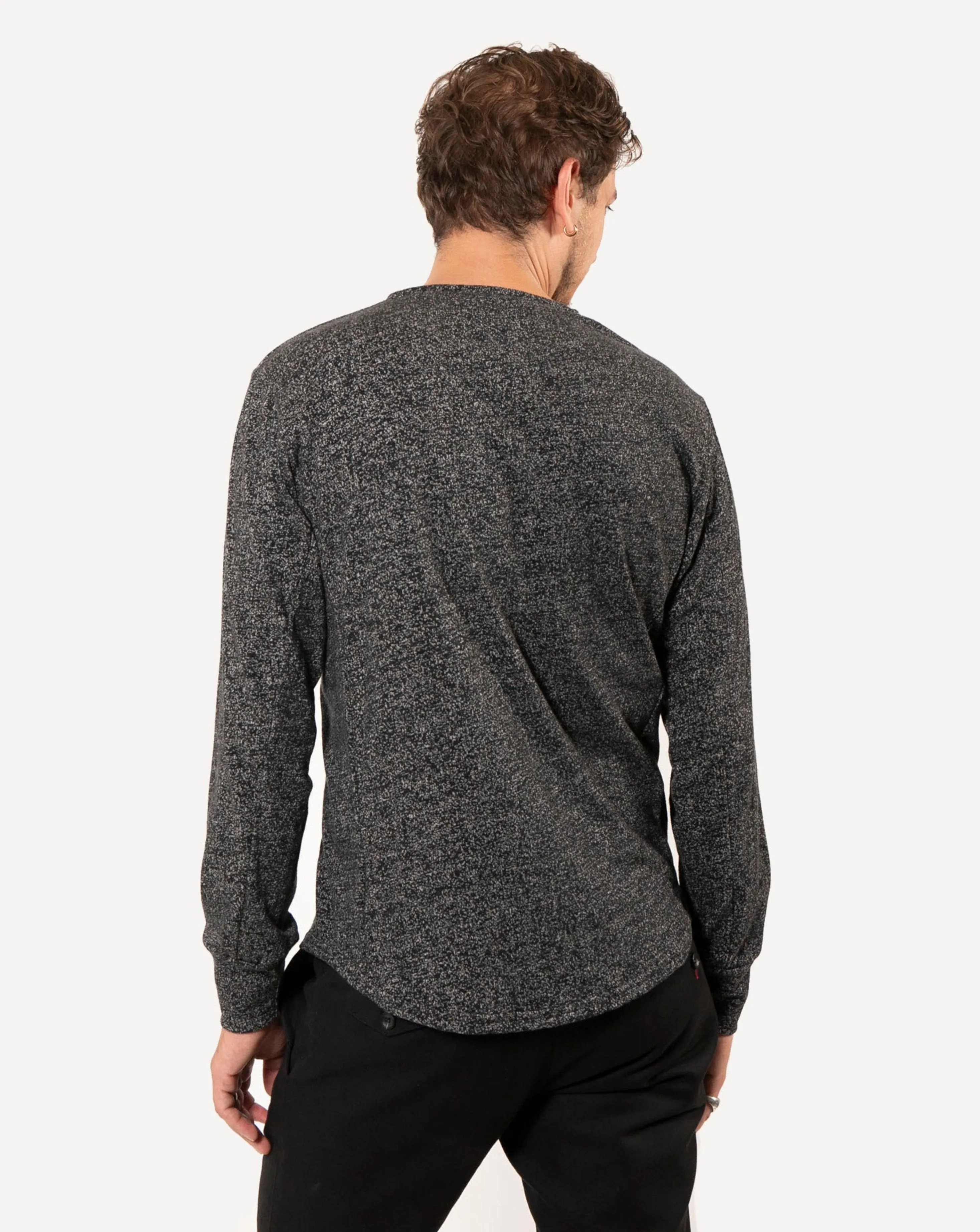 Heritage Henley | Two-Tone B+W Fleece sold by 18 Waits product image thumbnail 3