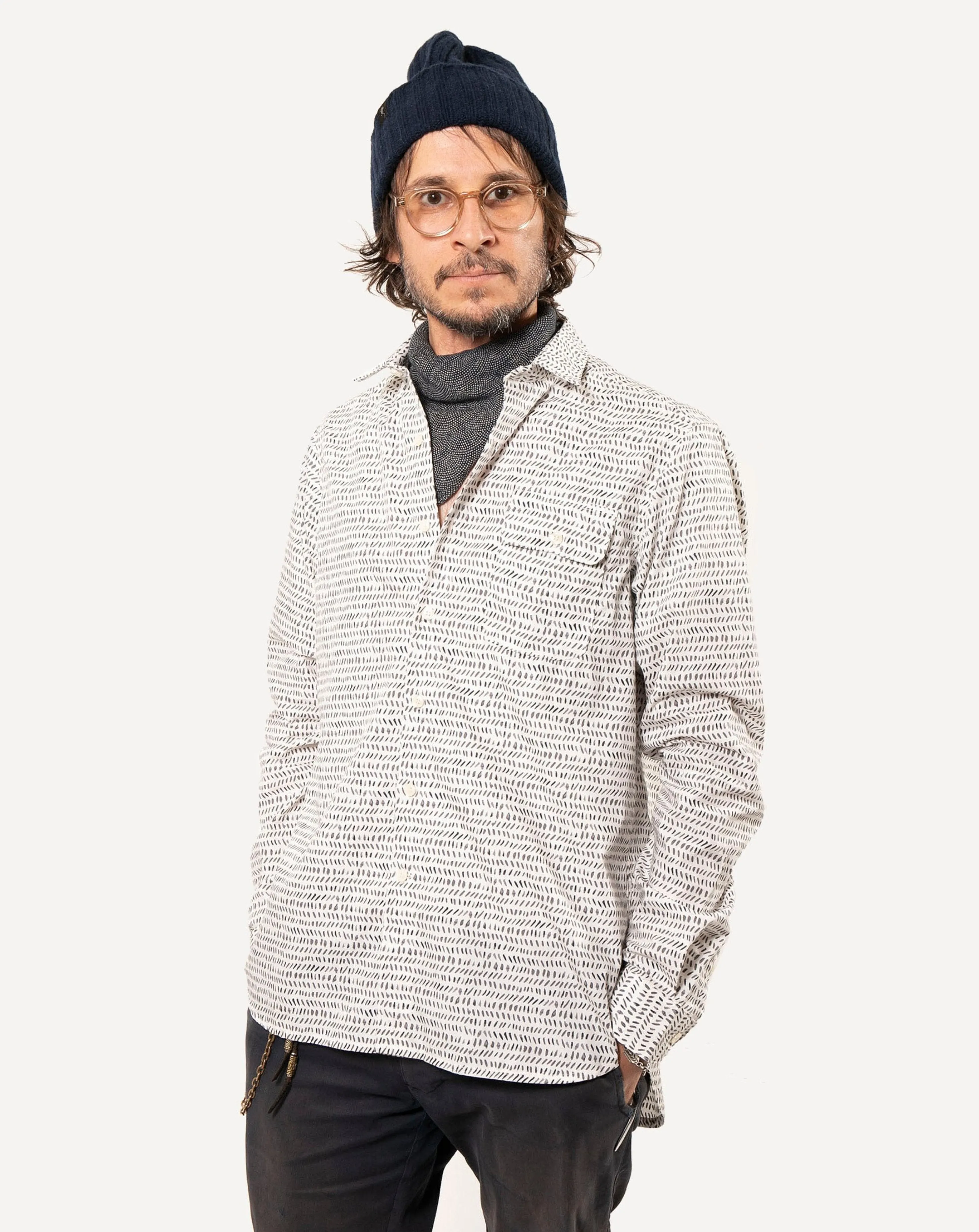 Long Sleeve Neuwirth Shirt | Faded Dashes sold by 18 Waits