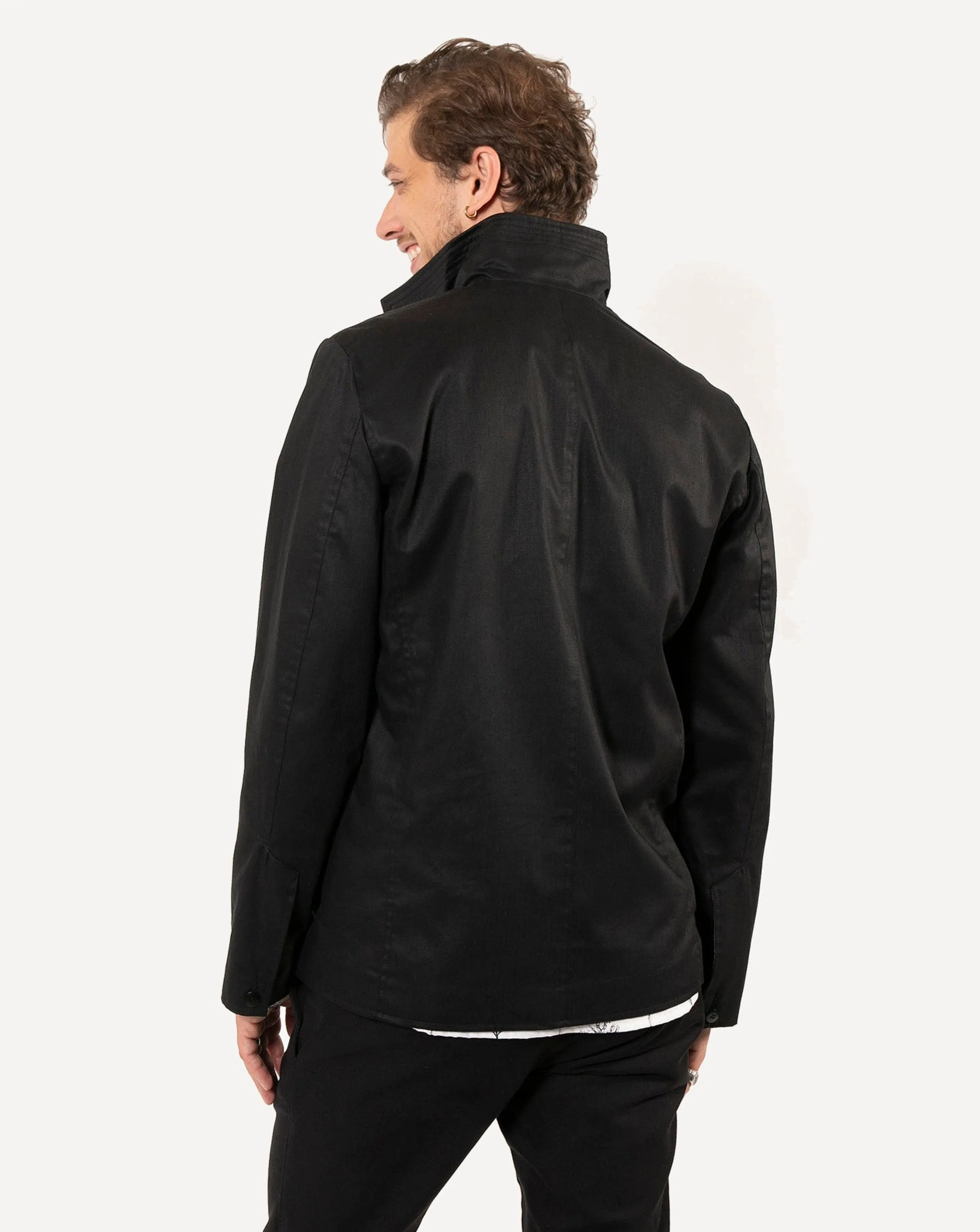 Baumer | Black Herringbone Hemp sold by 18 Waits product image thumbnail 3