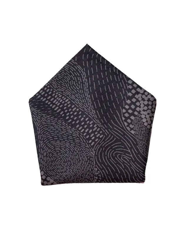 Pocket Square | Midnight Mountain Range sold by 18 Waits