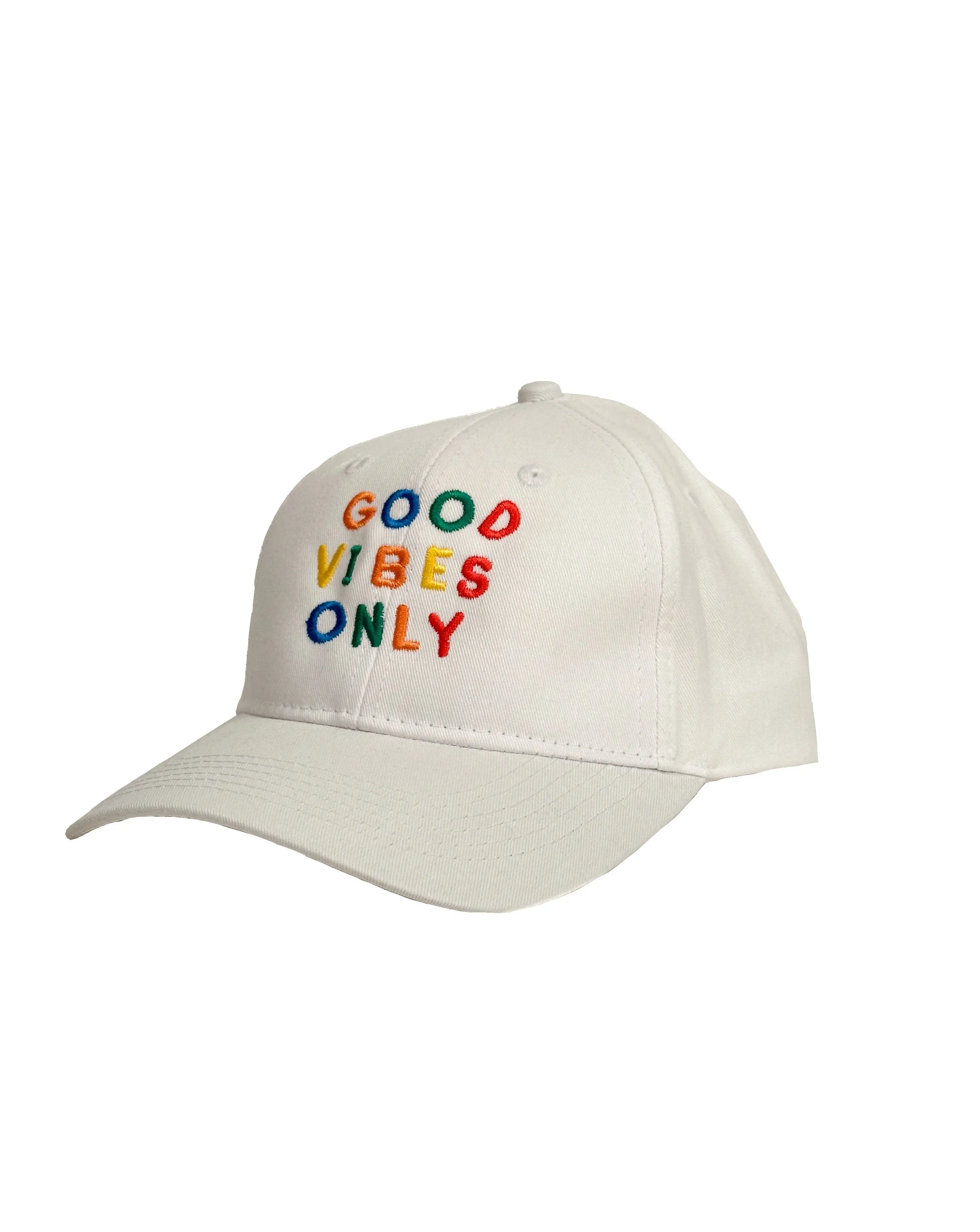 Camp Cap | Good Vibes Only on White sold by 18 Waits