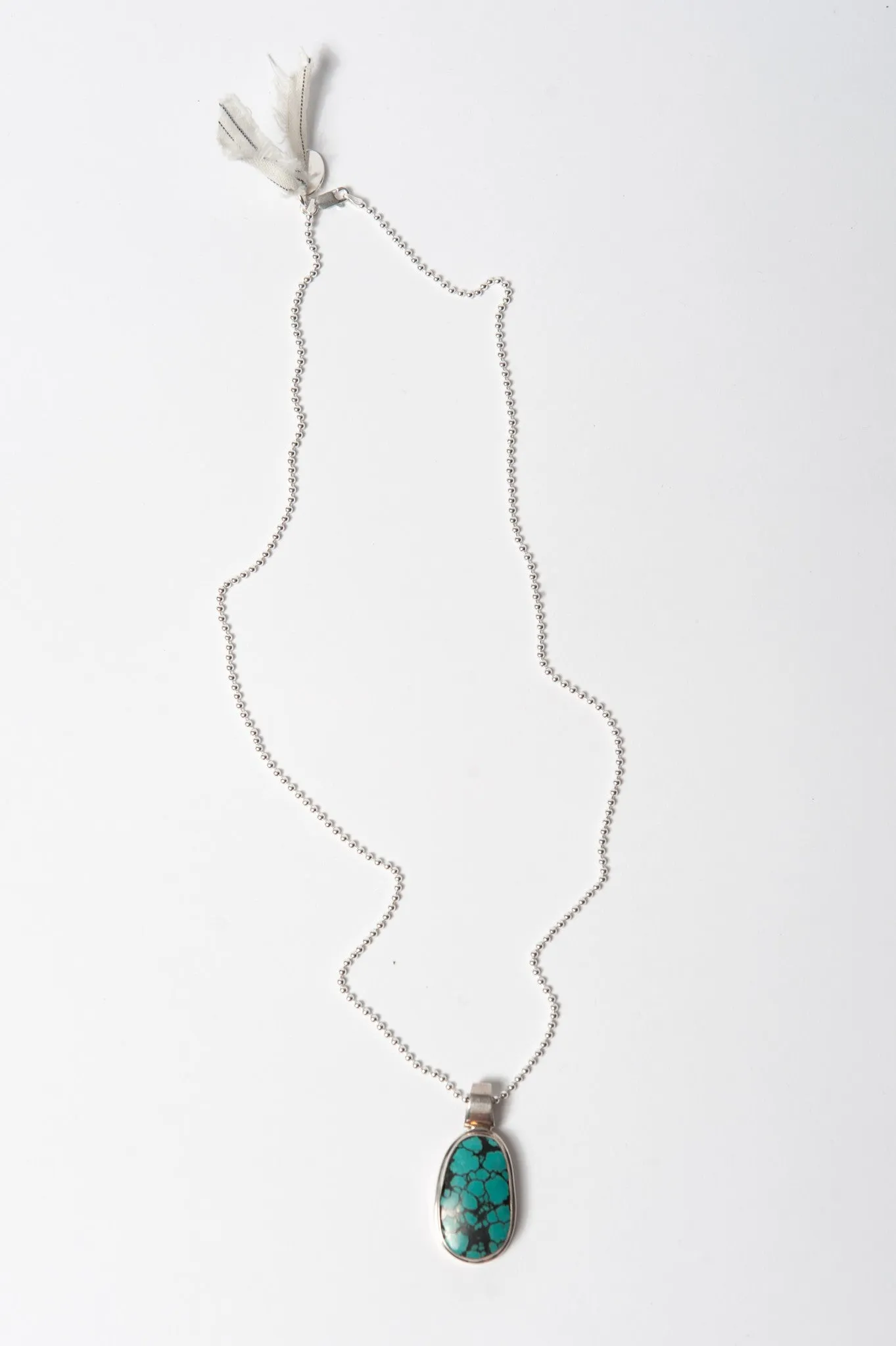 The Desert Blues Collection | Turquoise Stone Necklace sold by 18 Waits product image thumbnail 2