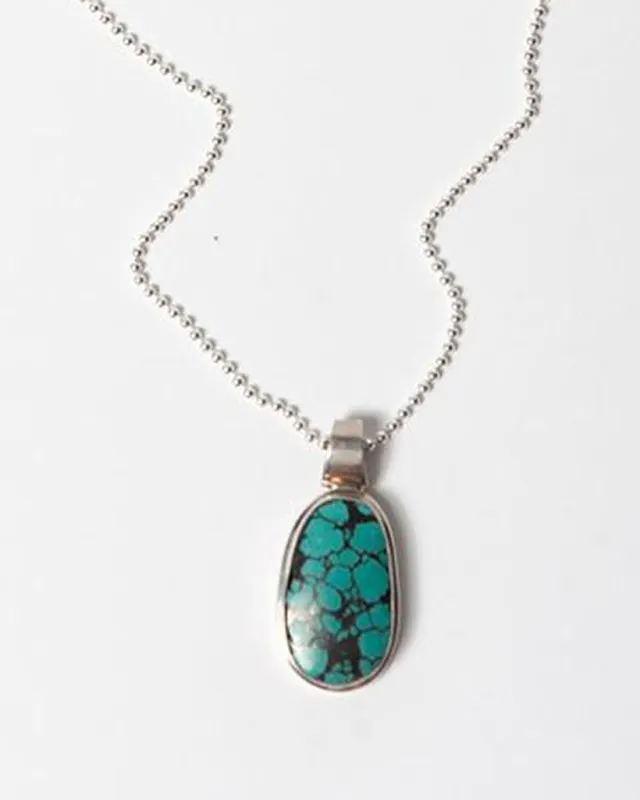The Desert Blues Collection | Turquoise Stone Necklace sold by 18 Waits