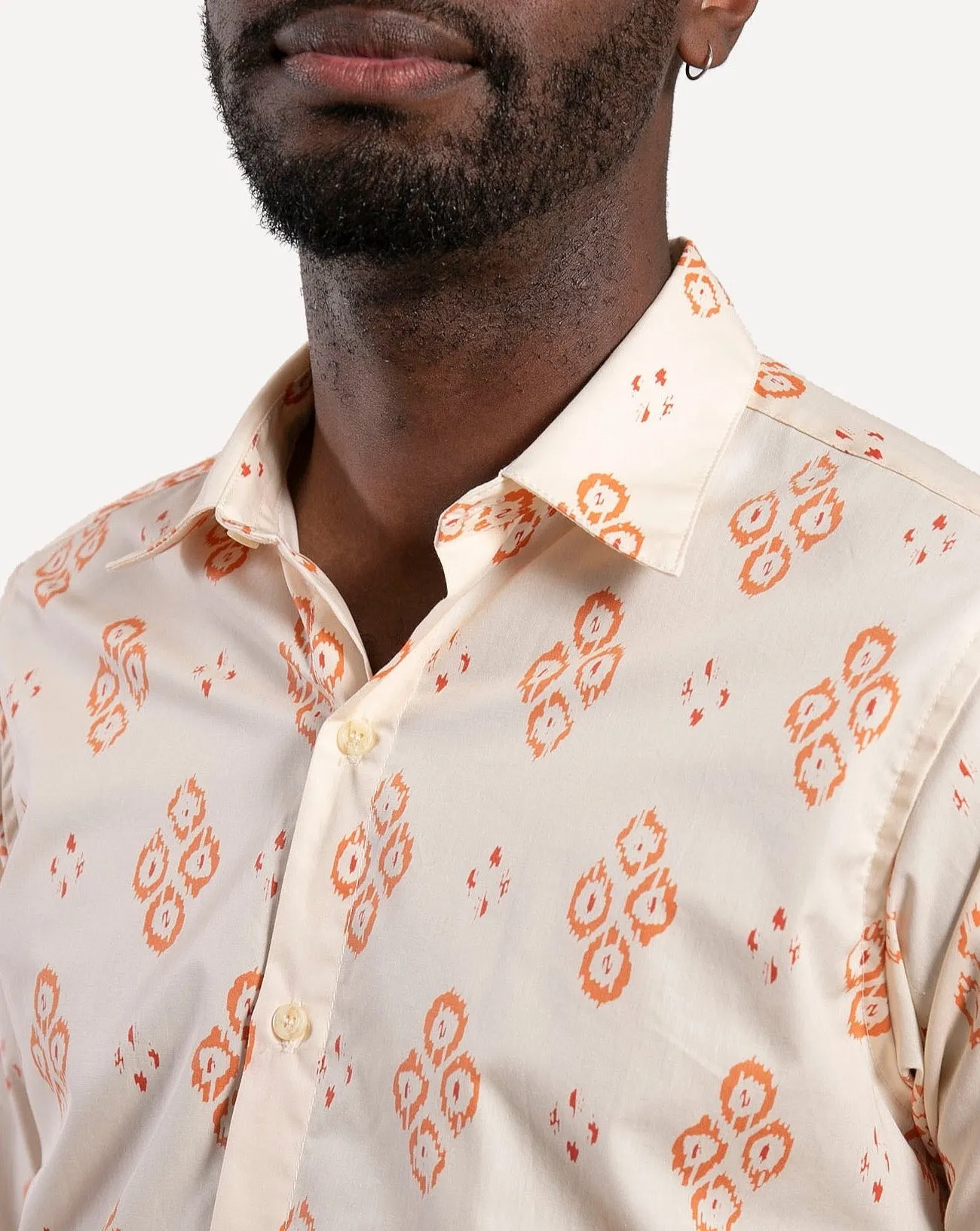 Long Sleeve Dylan Shirt | Ikat Santa Fe sold by 18 Waits product image thumbnail 5