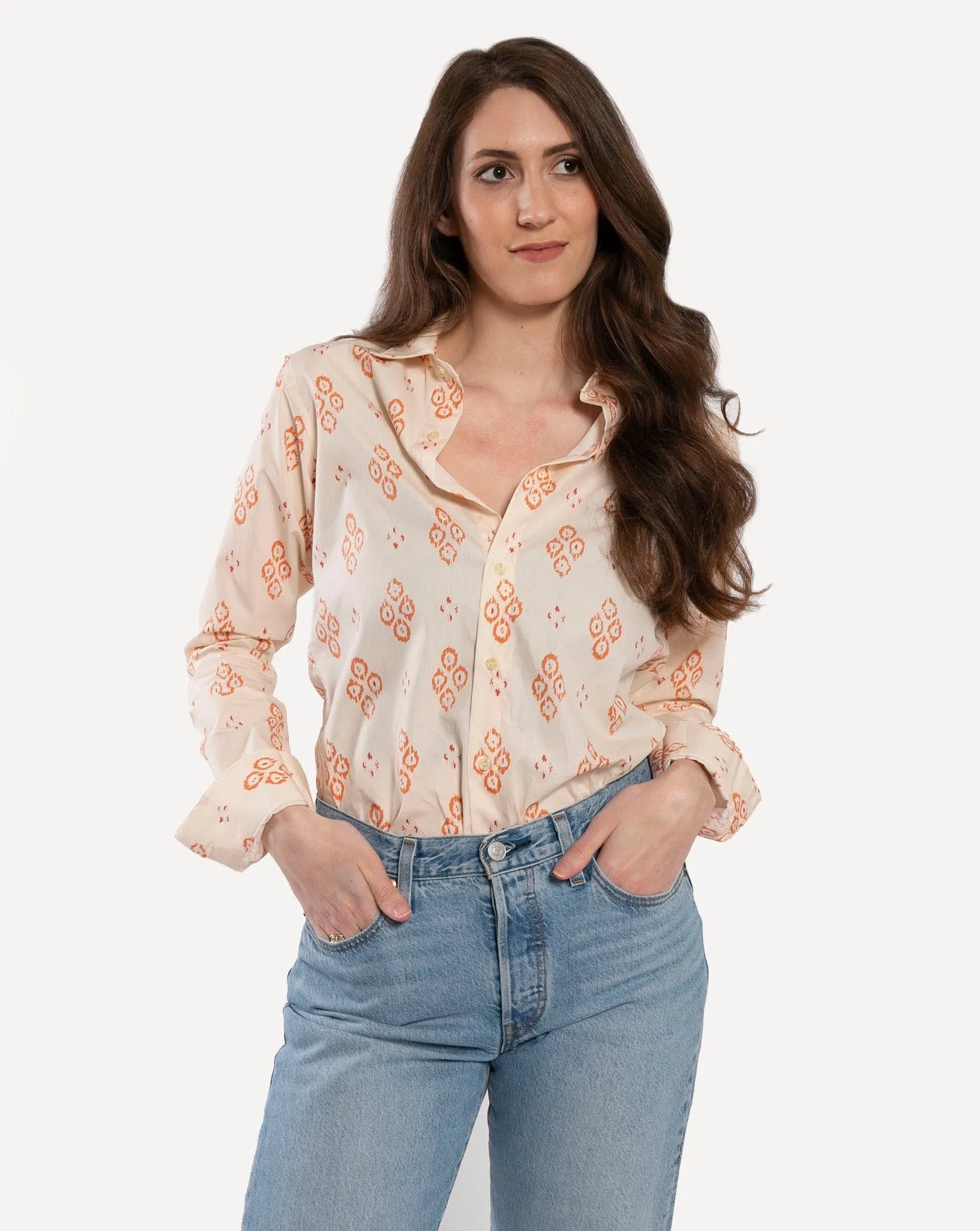 Long Sleeve Dylan Shirt | Ikat Santa Fe sold by 18 Waits product image thumbnail 2