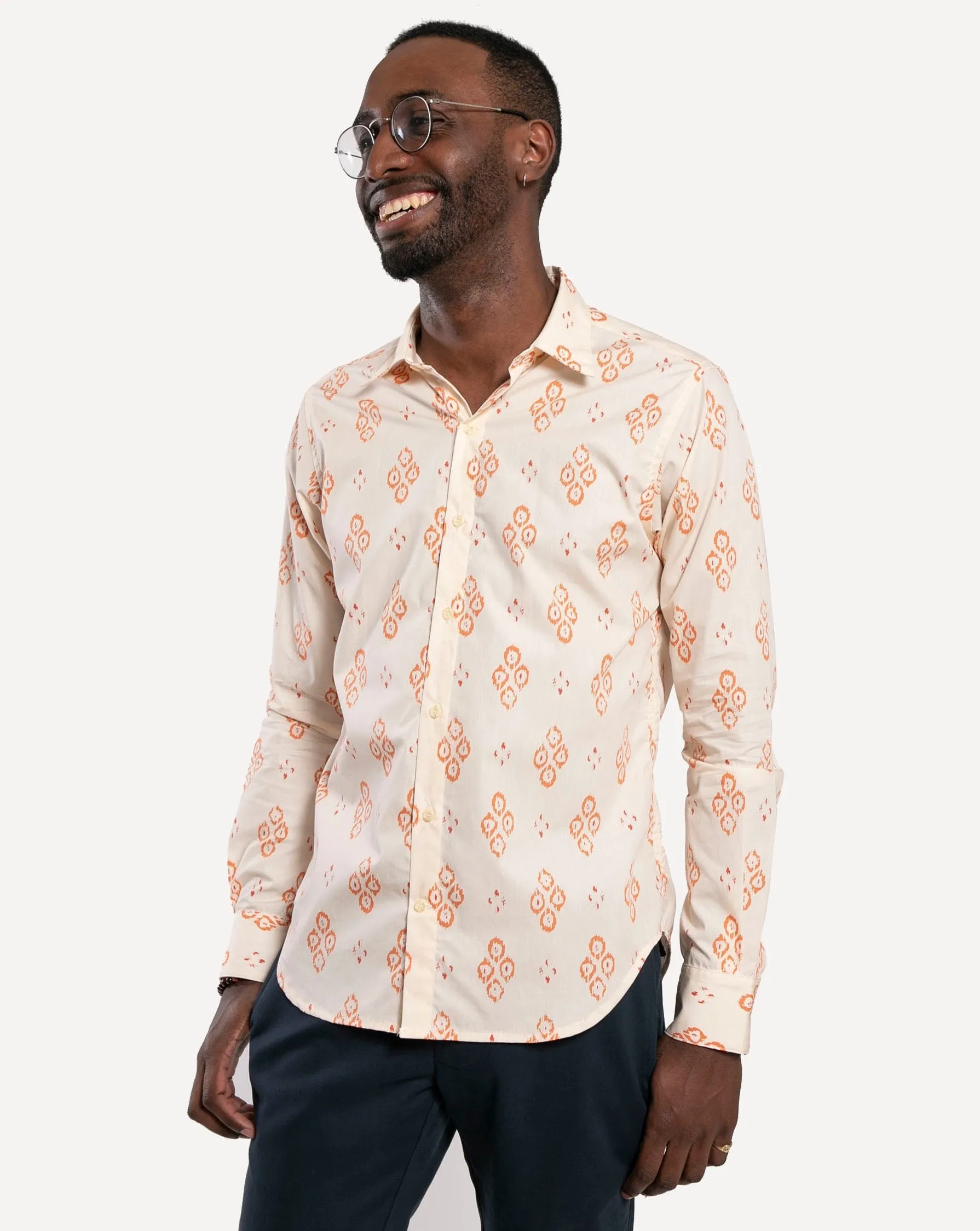 Long Sleeve Dylan Shirt | Ikat Santa Fe sold by 18 Waits product image thumbnail 3