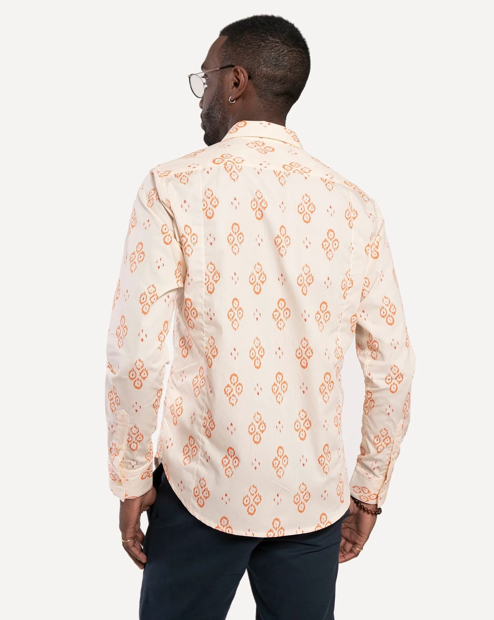 Long Sleeve Dylan Shirt | Ikat Santa Fe sold by 18 Waits product image thumbnail 4