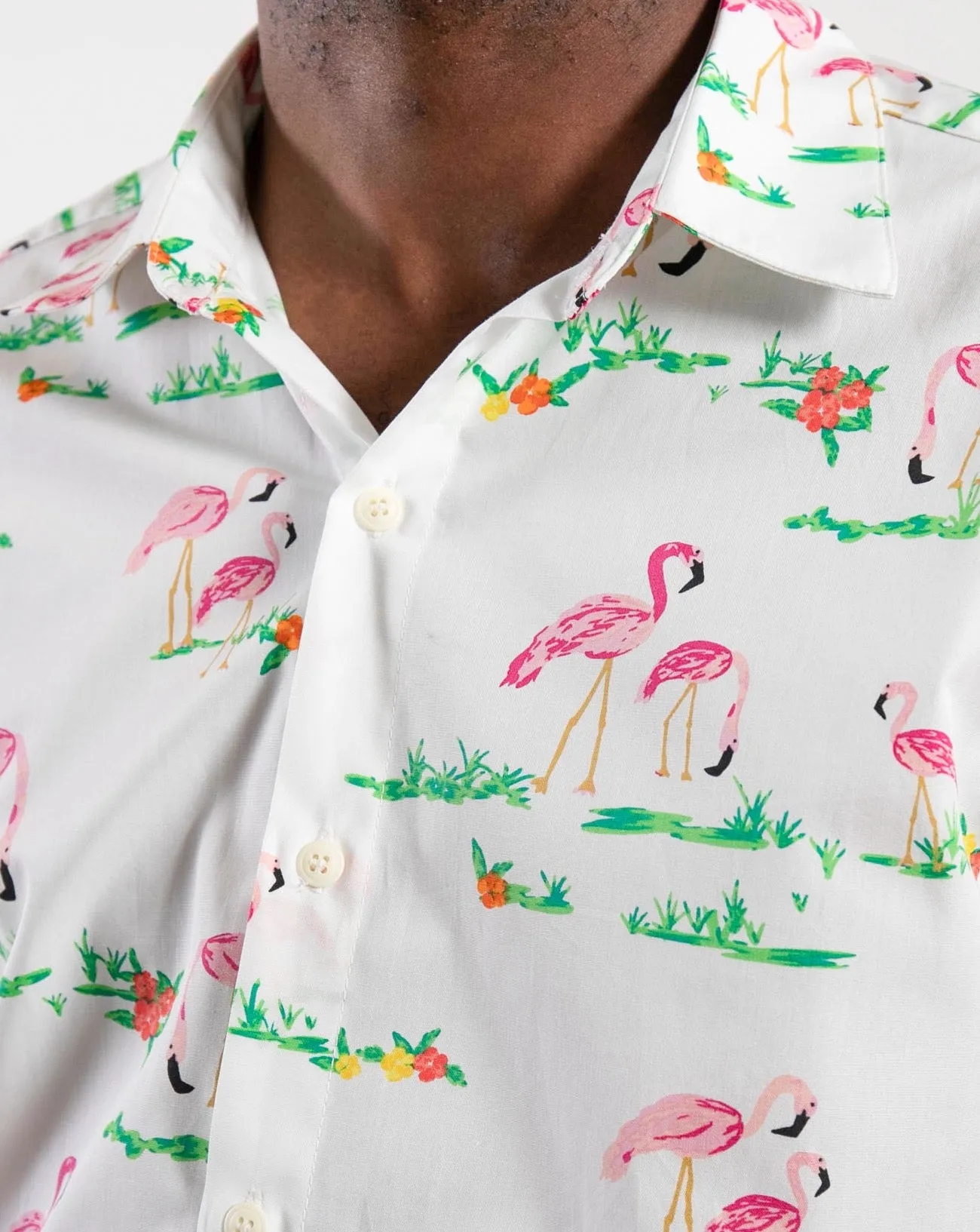 Short Sleeve Dylan Shirt | Flamingo Fields sold by 18 Waits product image thumbnail 4
