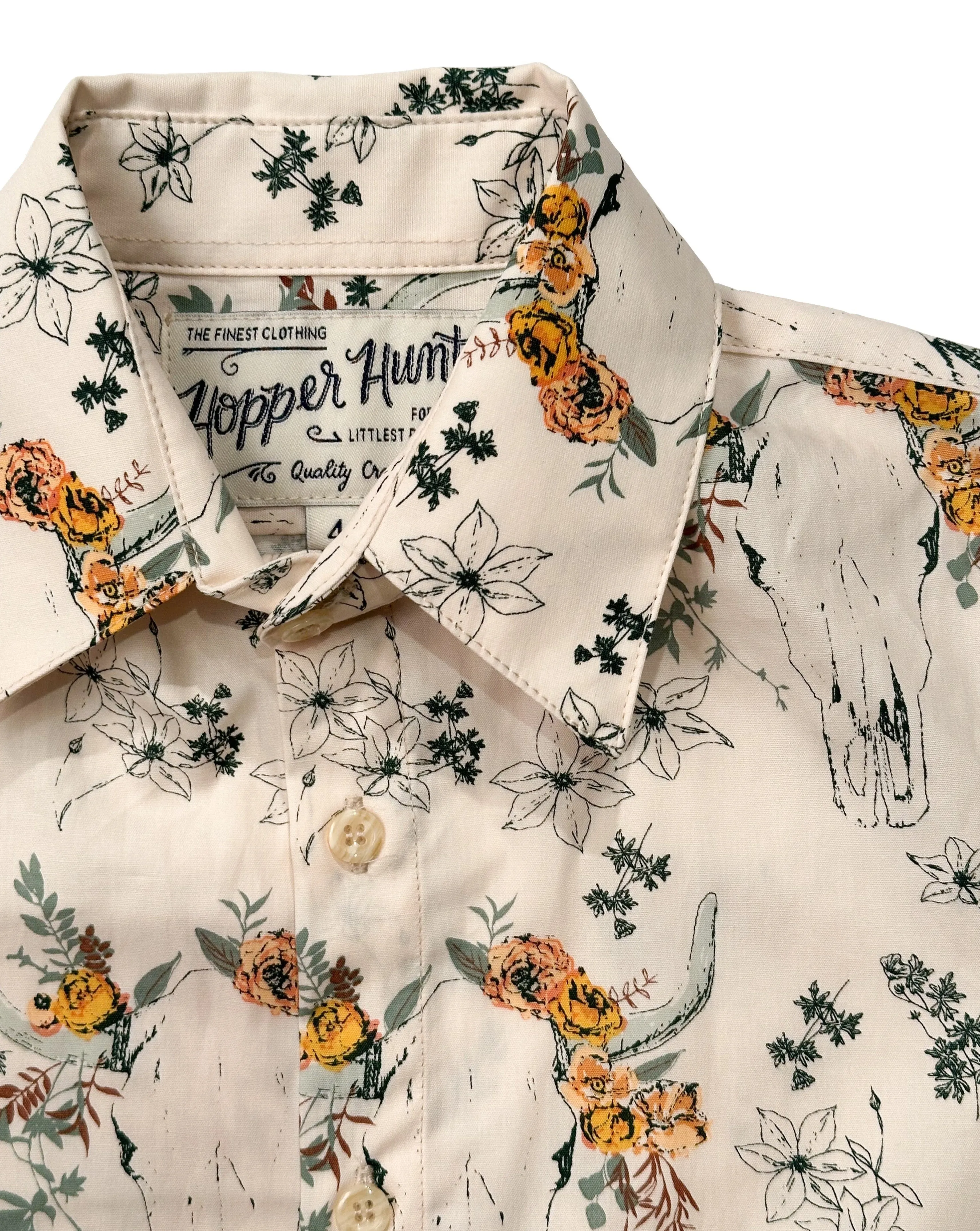 Short Sleeve Shirt | Skulls & Roses sold by 18 Waits product image thumbnail 2
