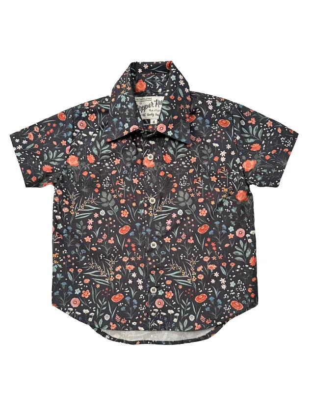 Short Sleeve Shirt | Garden Nights sold by 18 Waits