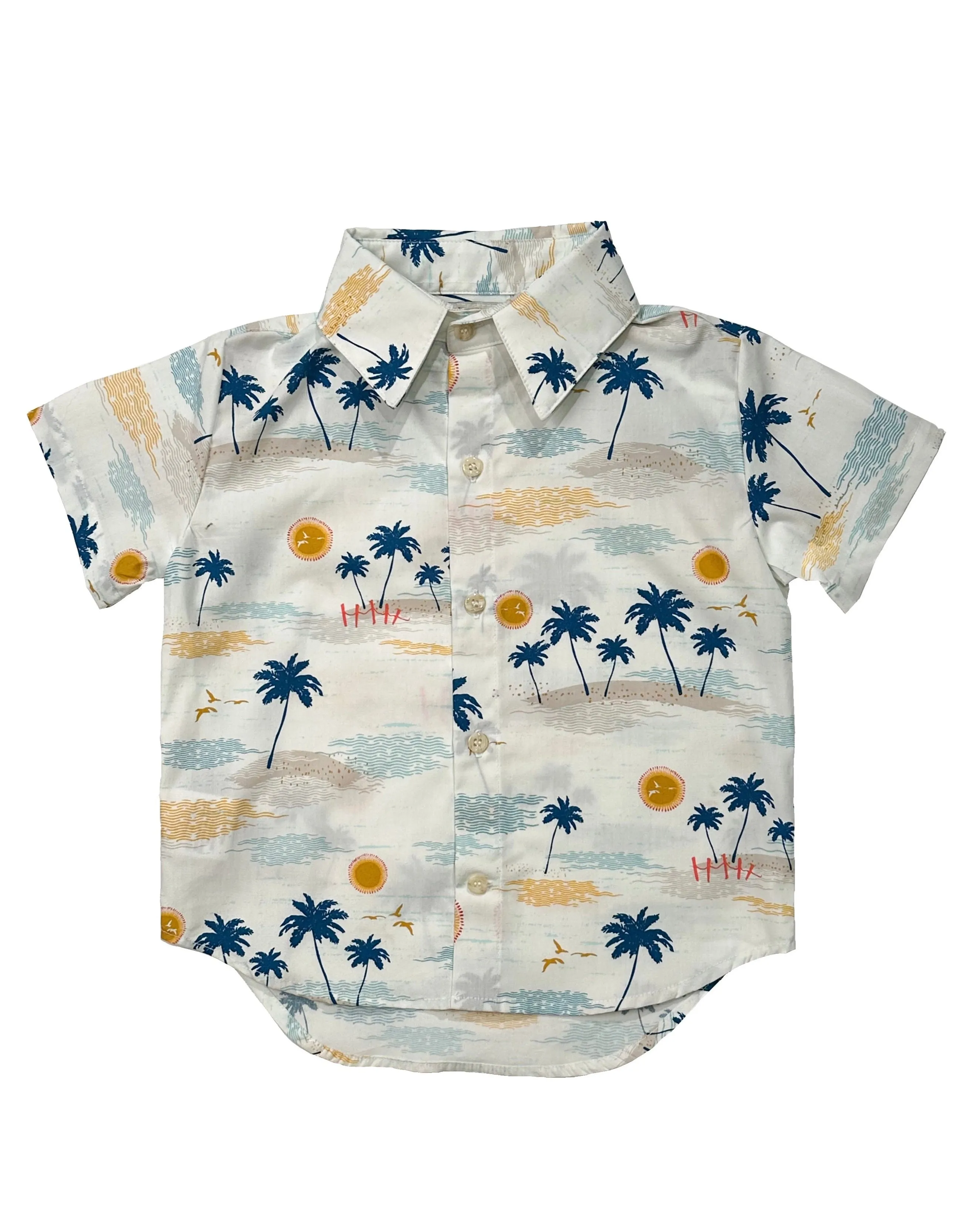 Short Sleeve Shirt | Palm Islands sold by 18 Waits