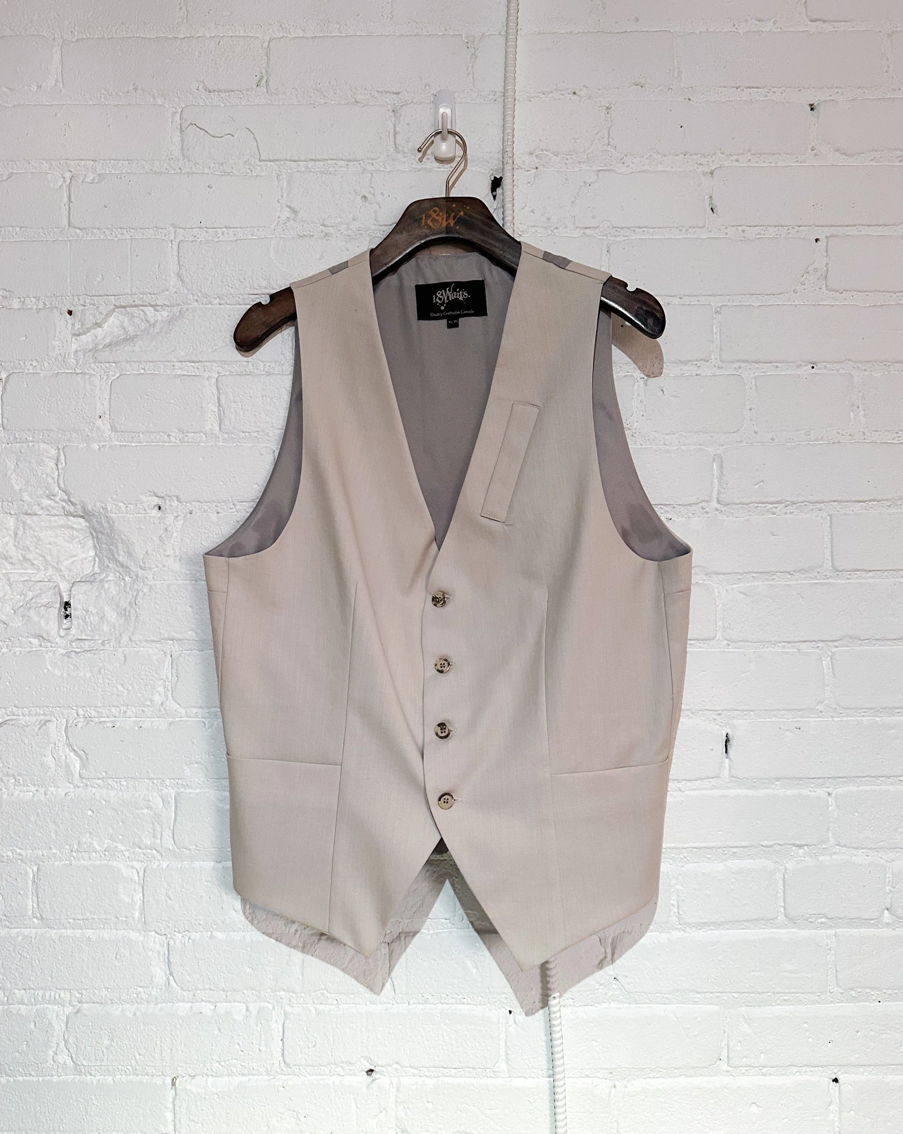 Vintage Vest | Light Grey sold by 18 Waits