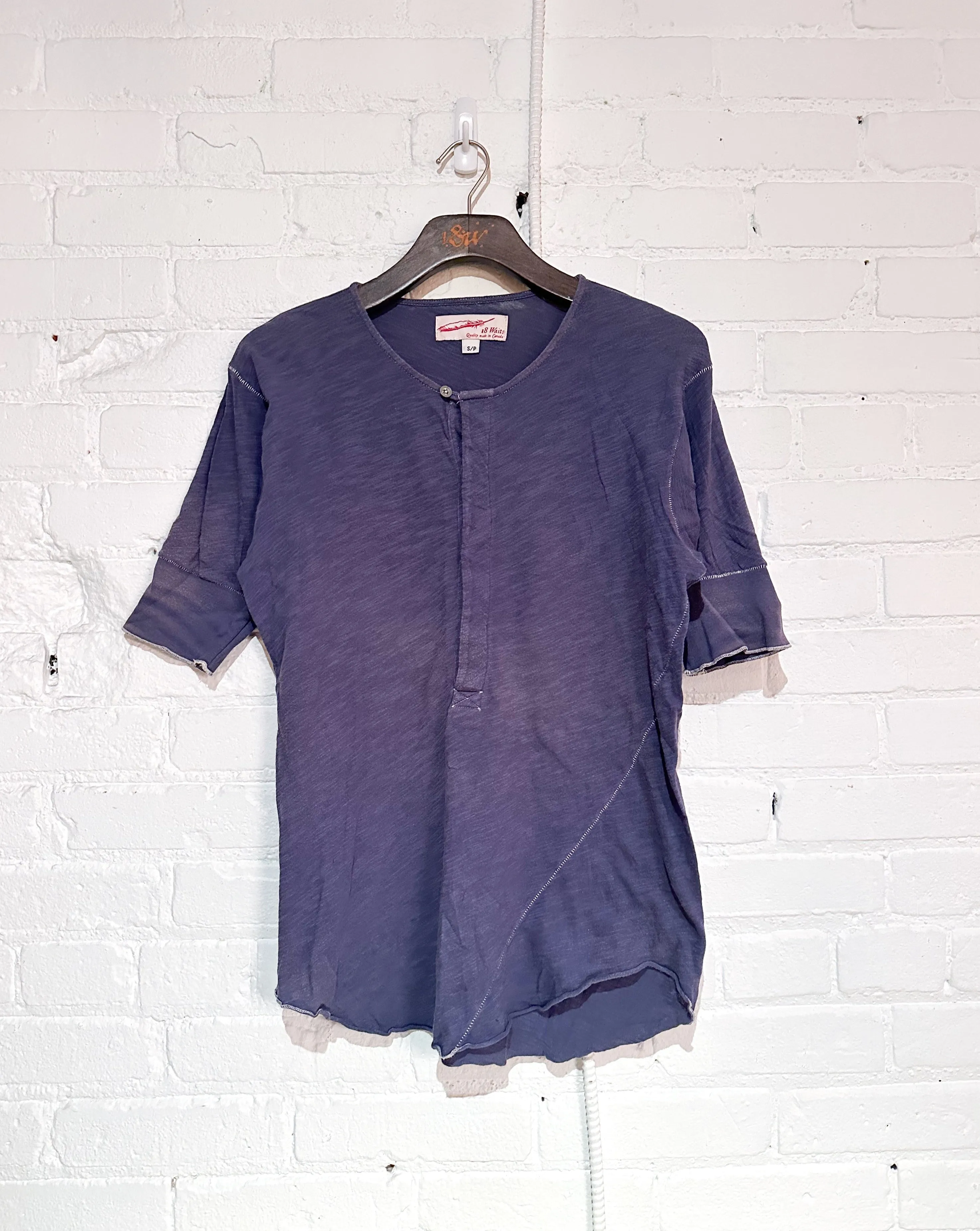 Vintage Hitchhiker Henley | Faded Indigo sold by 18 Waits