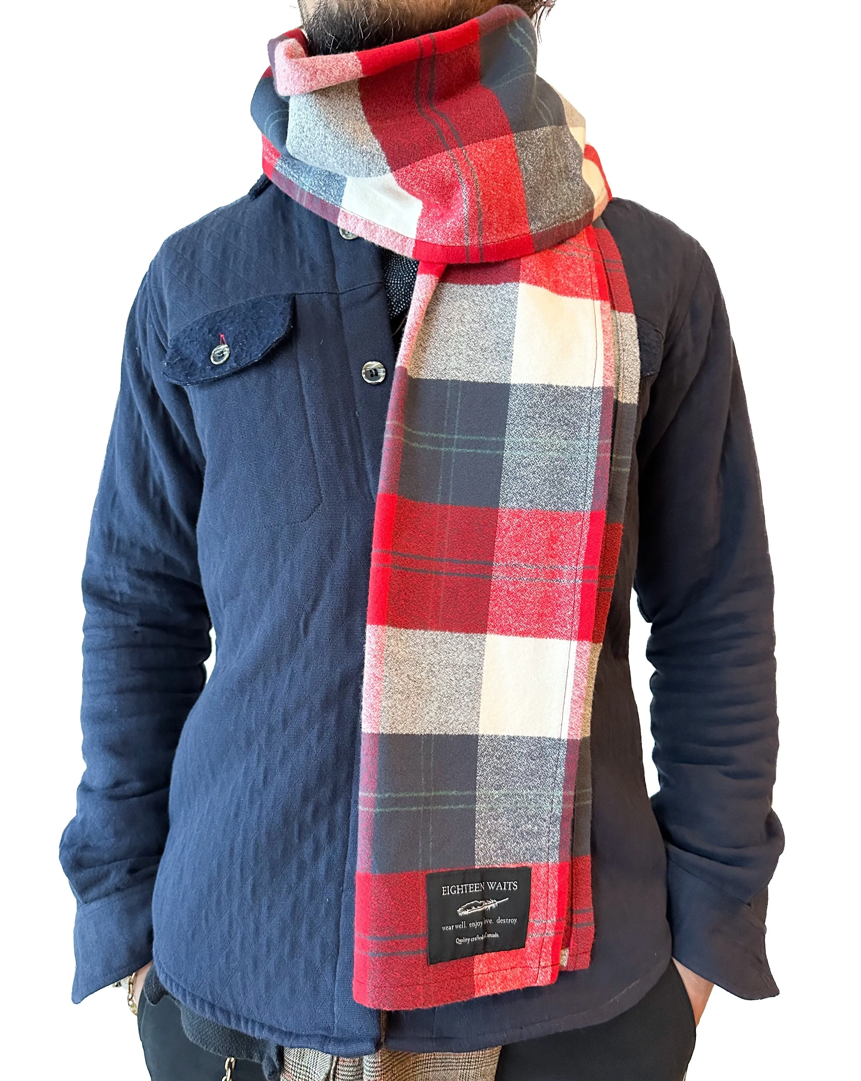 Scarf | Mammoth Flannel - Americana sold by 18 Waits product image thumbnail 2