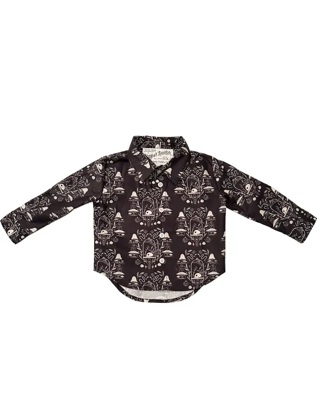 Long Sleeve Shirt | Night Skulls sold by 18 Waits