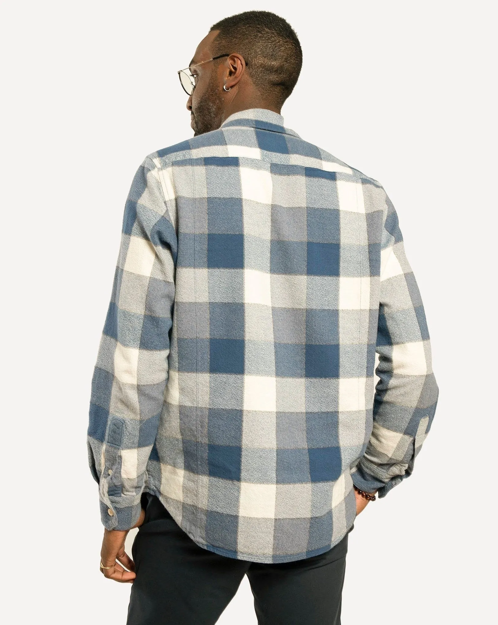 Woodsman Shirt | Mammoth Flannel - Denim sold by 18 Waits product image thumbnail 3
