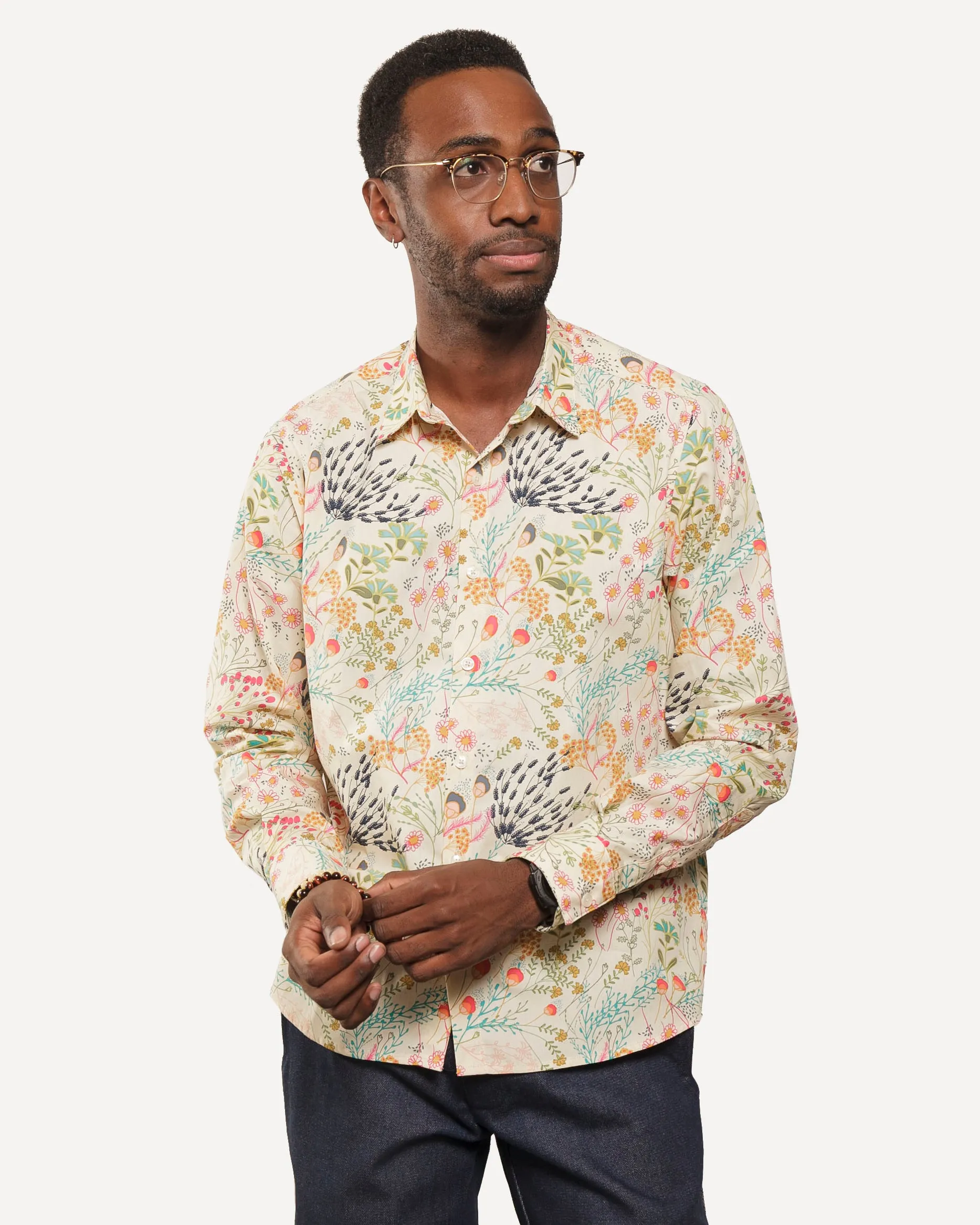 Long Sleeve Dylan Shirt | Meadow Days sold by 18 Waits