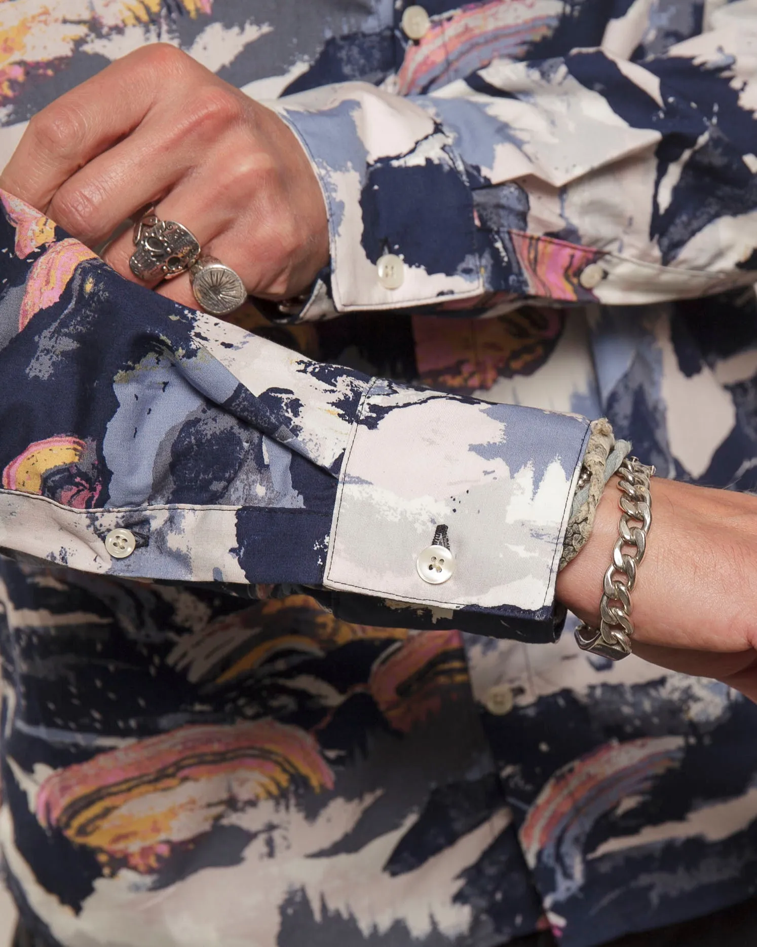 Long Sleeve Dylan Shirt | Mountain Brush - Morning sold by 18 Waits product image thumbnail 5