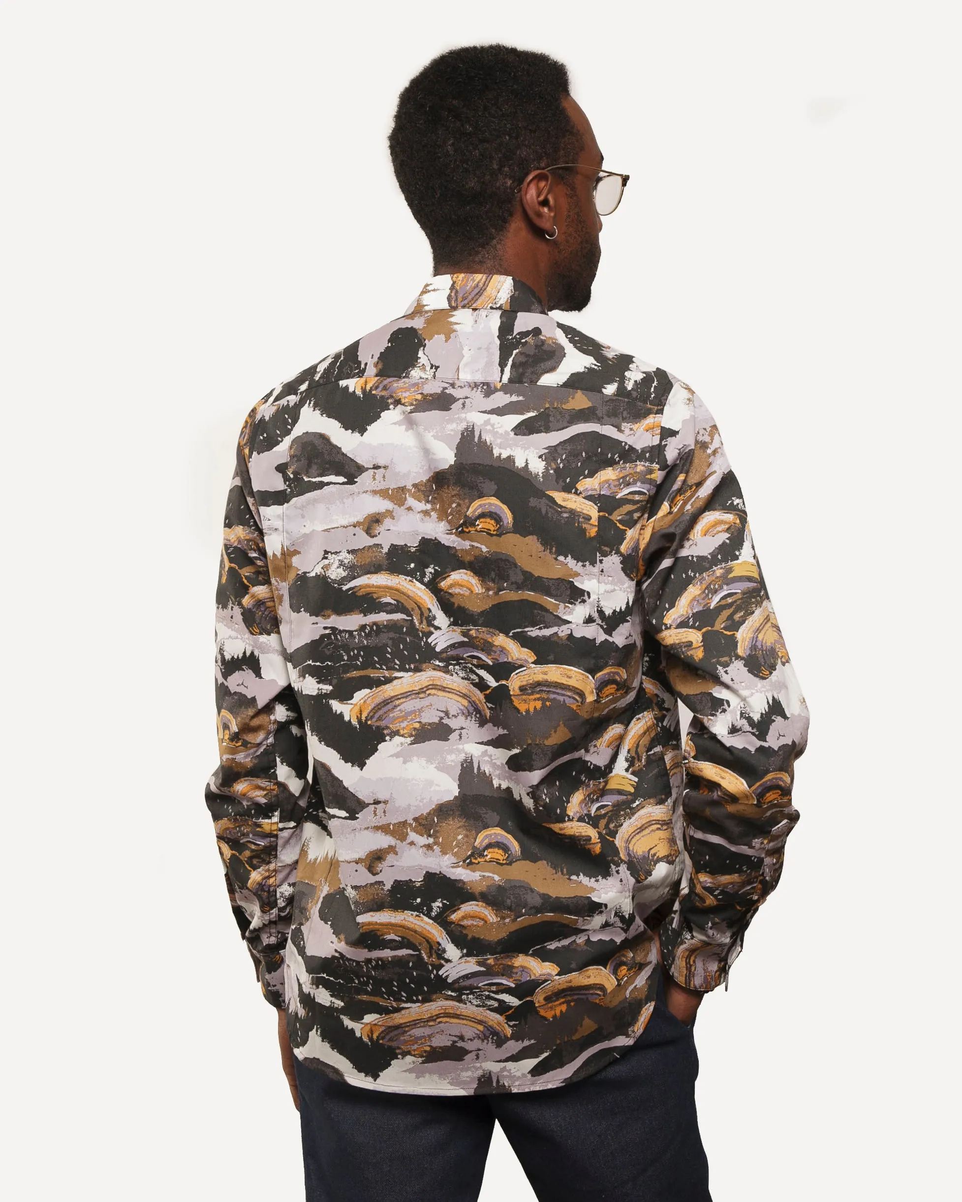 Long Sleeve Dylan Shirt | Mountain Brush - Midnight sold by 18 Waits product image thumbnail 3