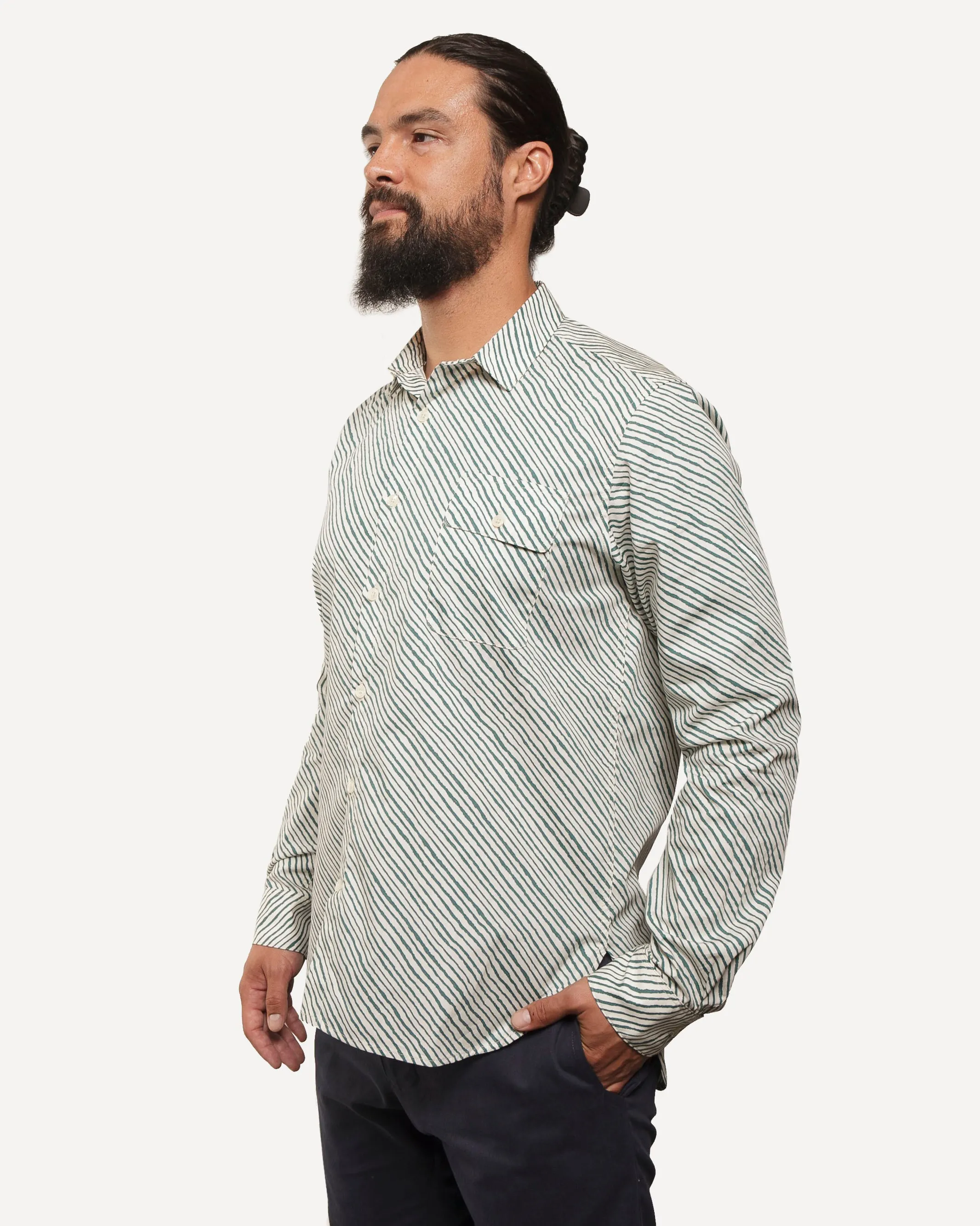 Long Sleeve Neuwirth Shirt | Between The Lines sold by 18 Waits product image thumbnail 2