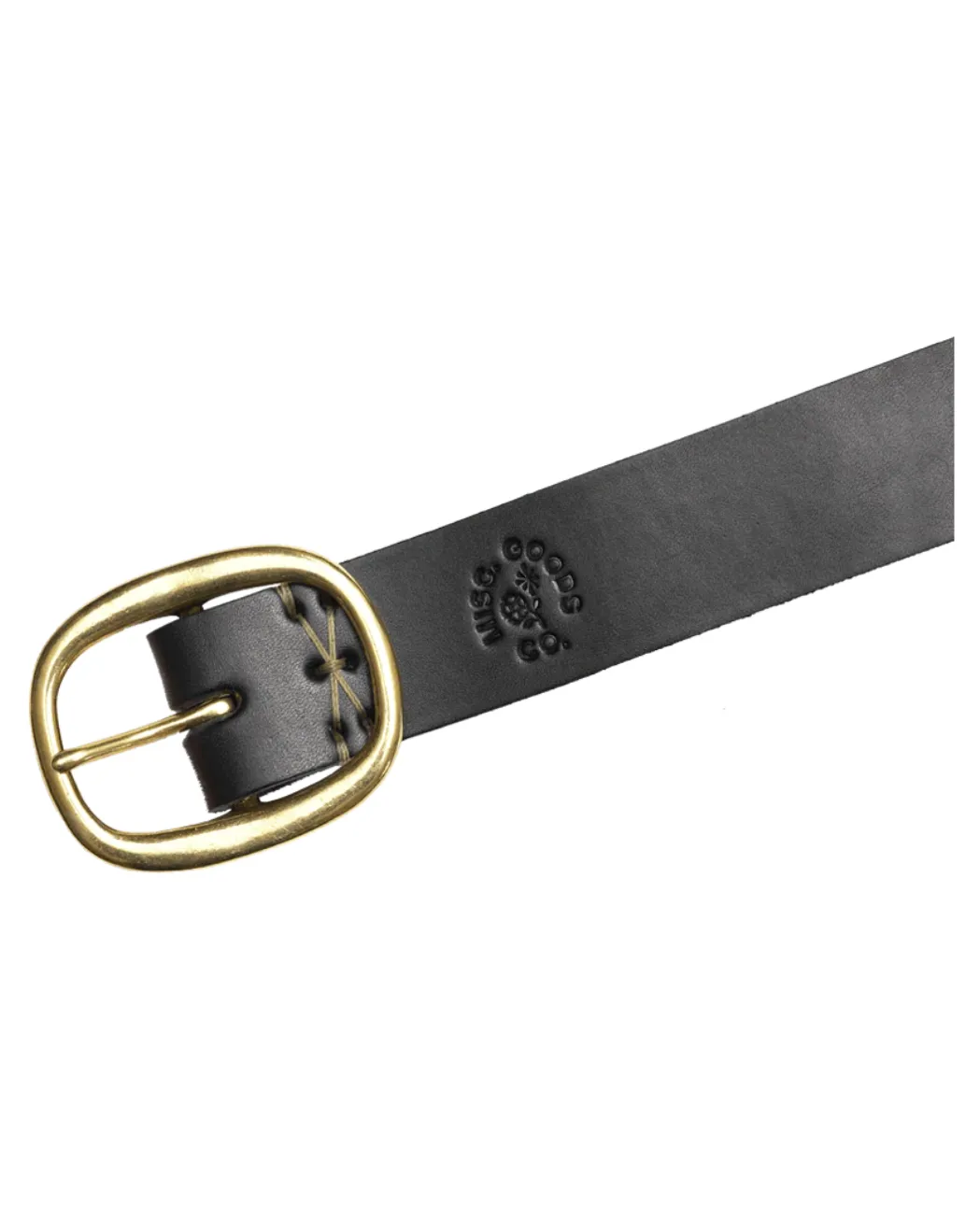 MISC Goods | Moon is Down Leather Belt | Black sold by 18 Waits product image thumbnail 2