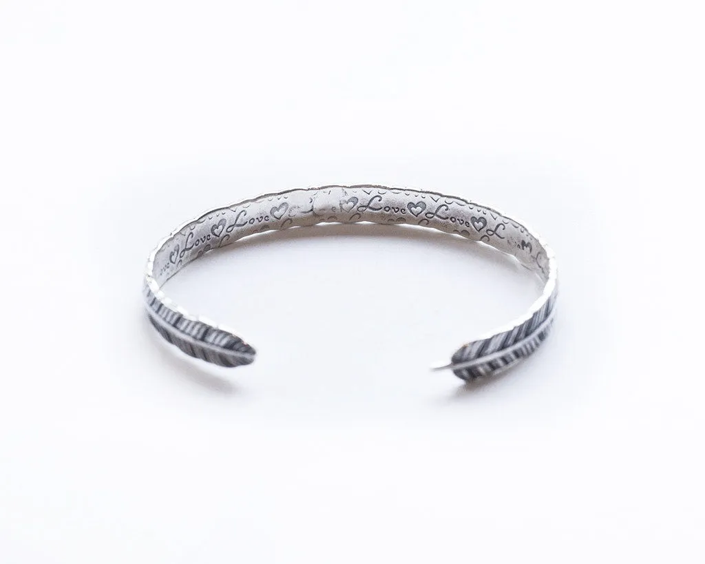 The Cuff Series | Thin Feather Bracelet sold by 18 Waits product image thumbnail 2