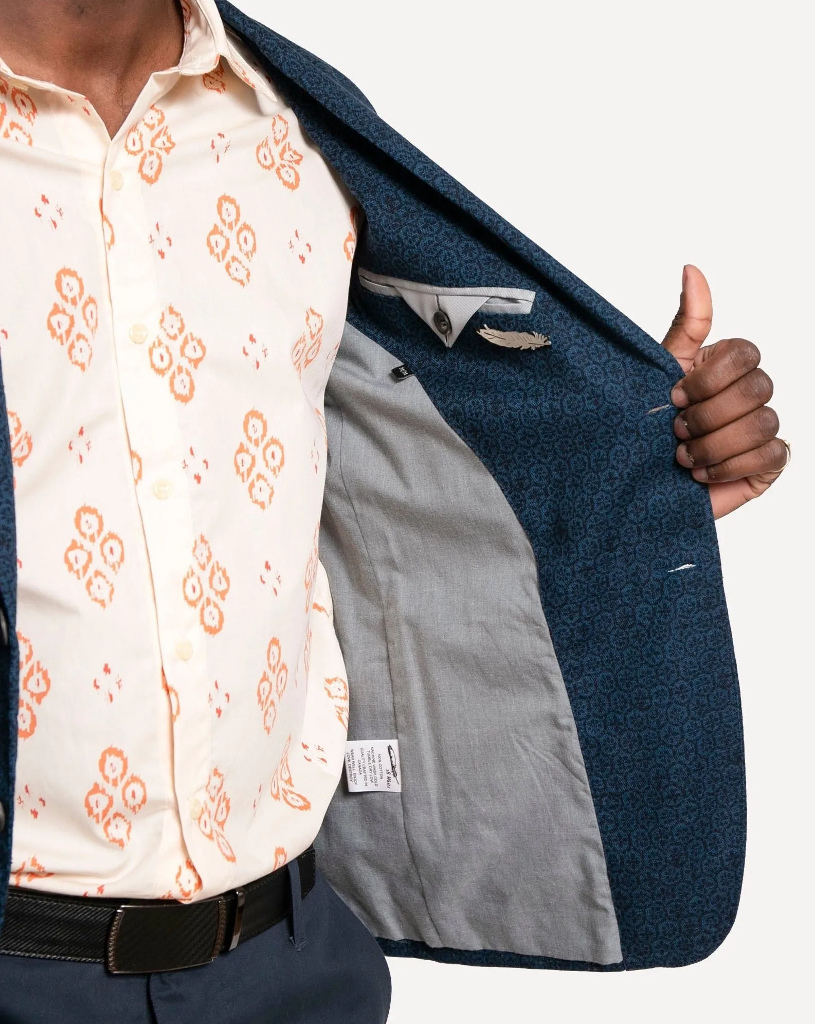 Blazer | Flower Rounds - Indigo sold by 18 Waits product image thumbnail 3