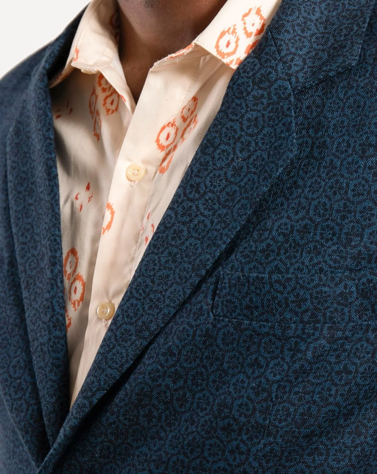 Blazer | Flower Rounds - Indigo sold by 18 Waits product image thumbnail 4