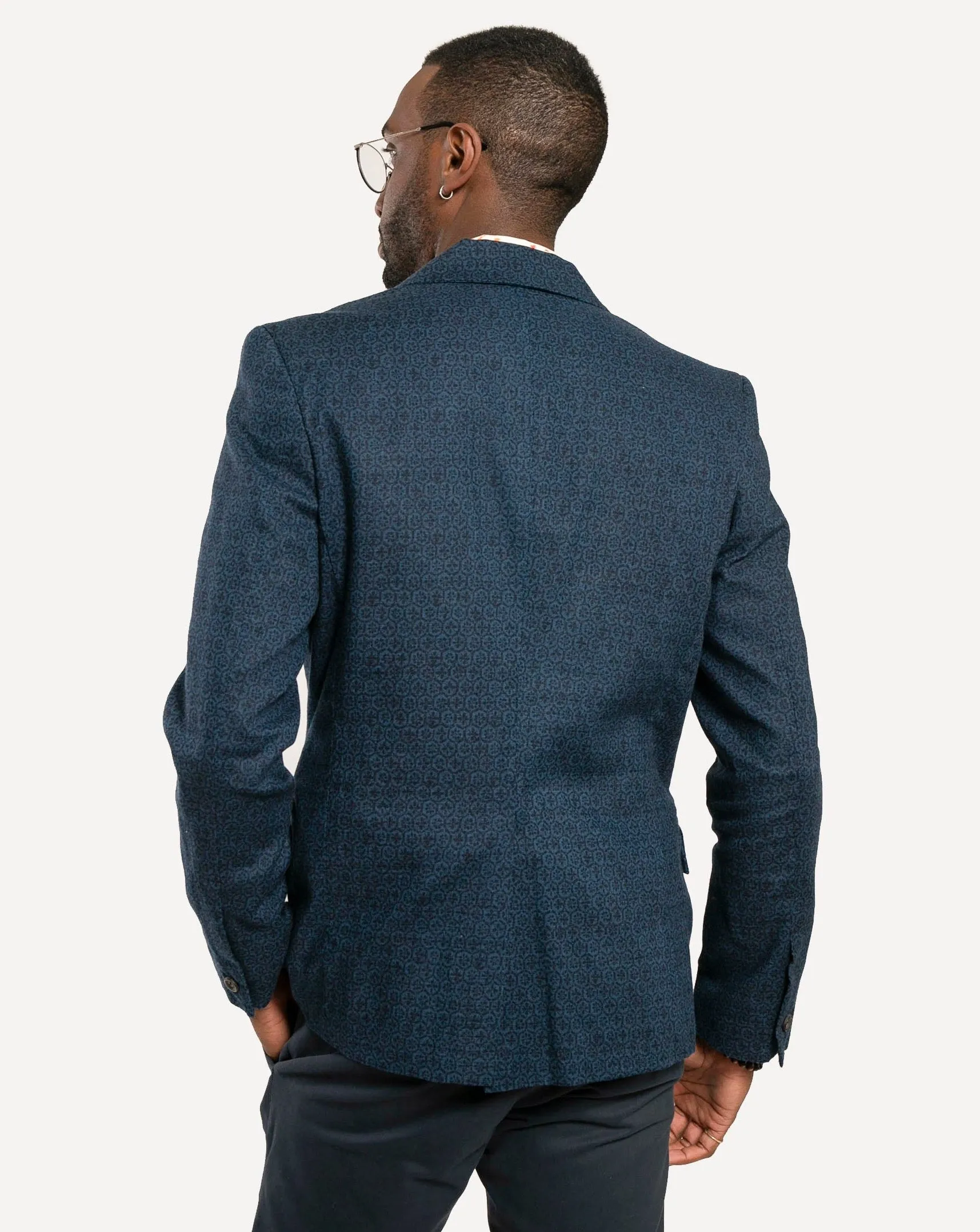 Blazer | Flower Rounds - Indigo sold by 18 Waits product image thumbnail 5