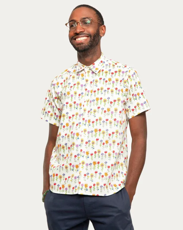 Short Sleeve Dylan Shirt | Garden Daytripper sold by 18 Waits