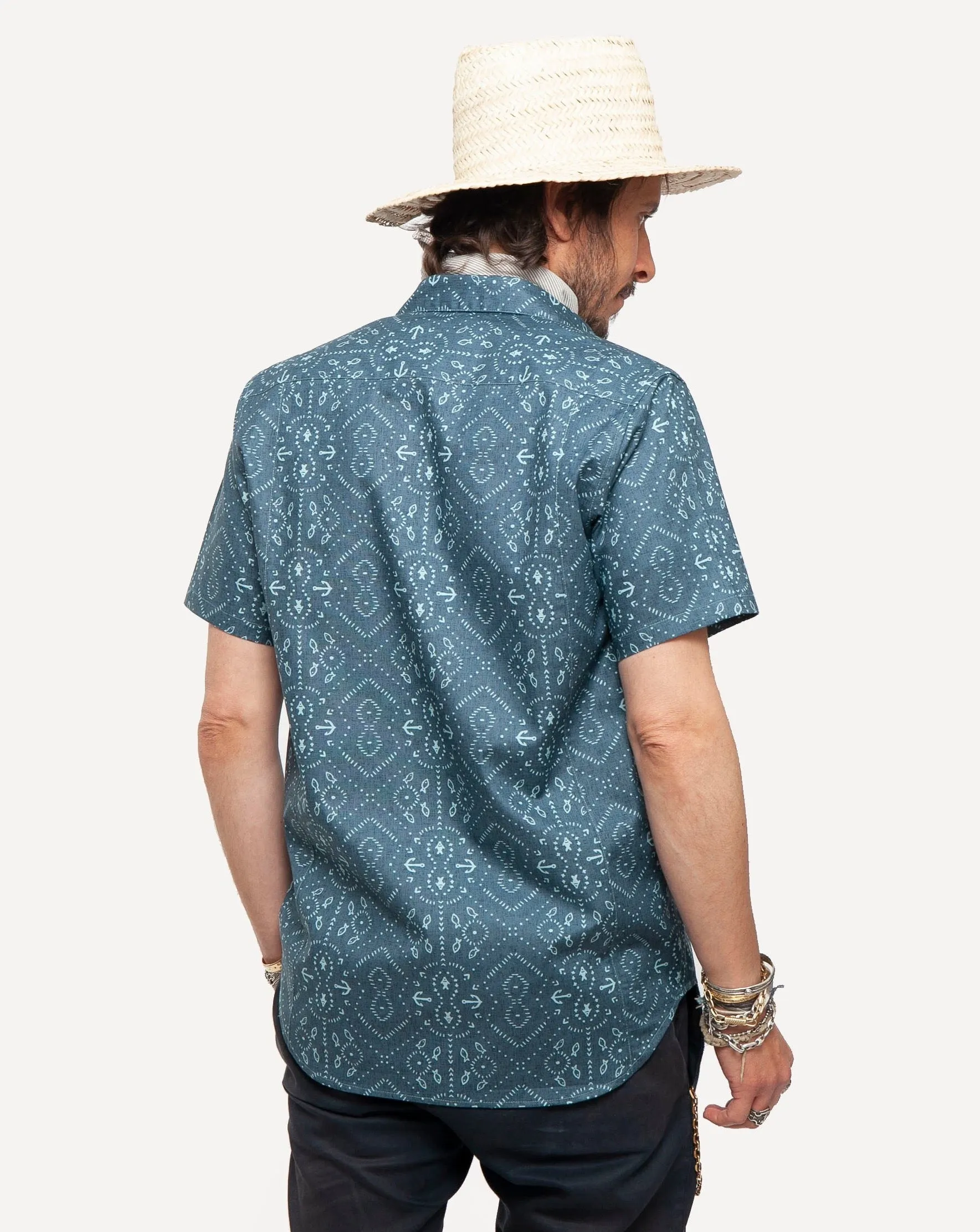 Short Sleeve Dylan Shirt | Nautical Guide sold by 18 Waits product image thumbnail 3