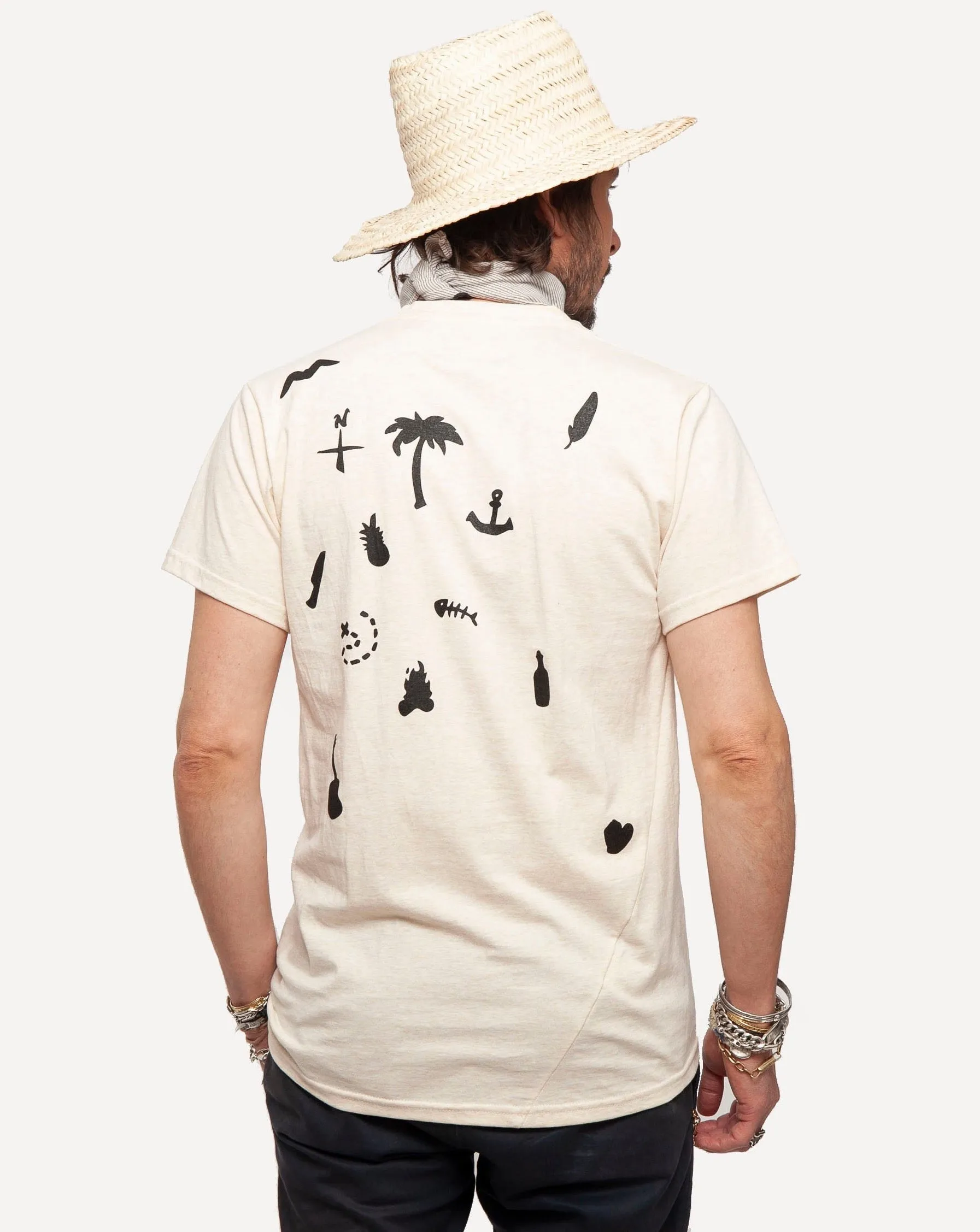 Graphic T-Shirt | Castaways | Heather Almond sold by 18 Waits product image thumbnail 3