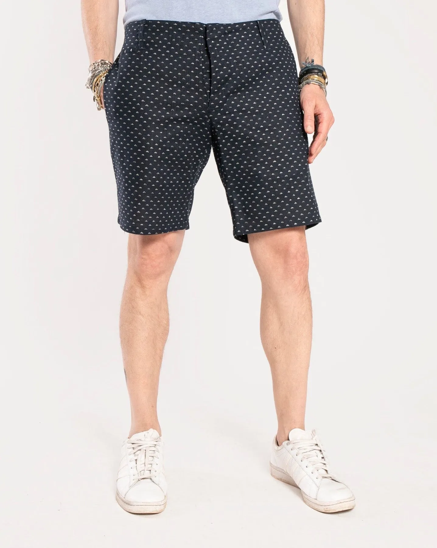 Signature Shorts | Indigo Triangles sold by 18 Waits