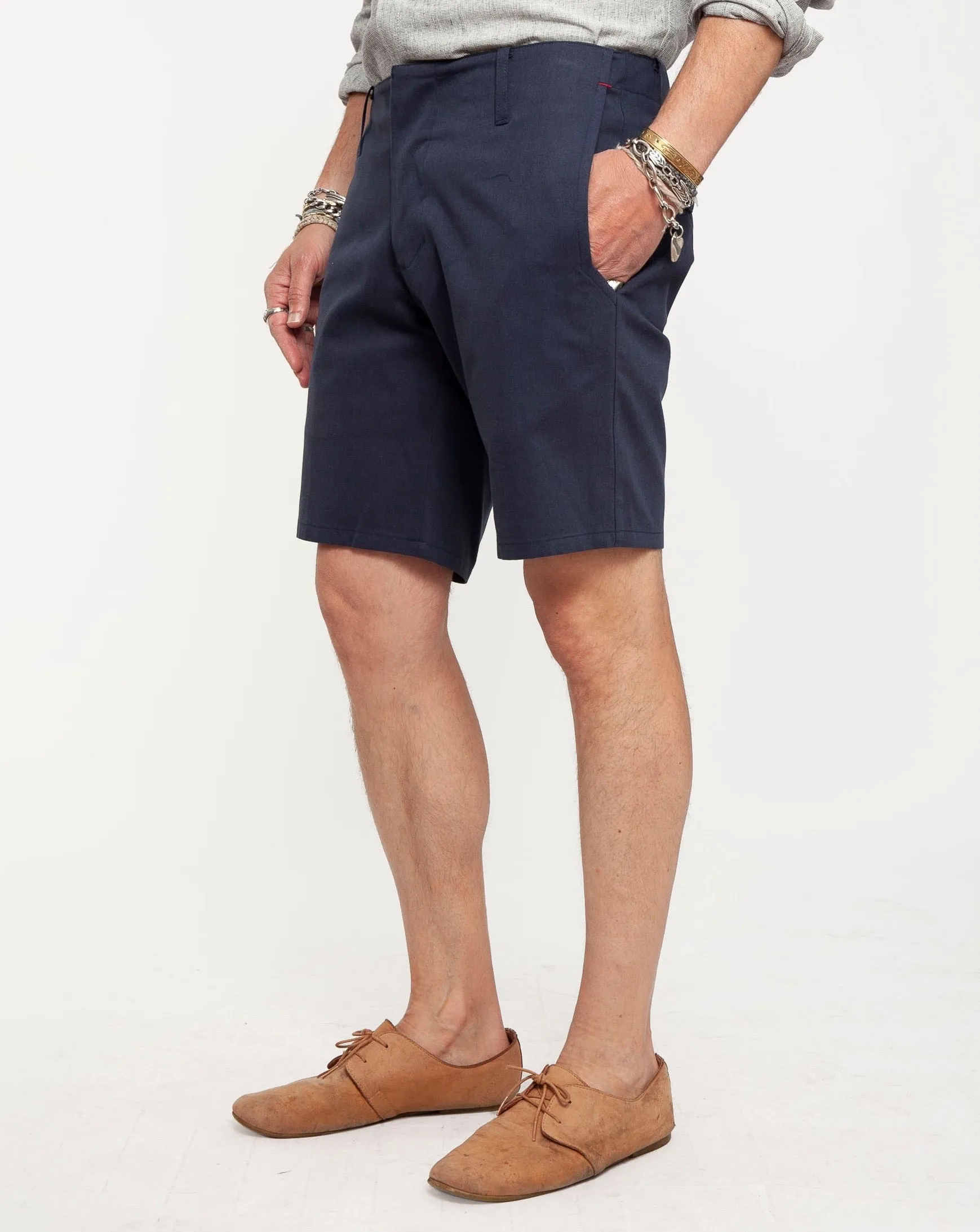 Signature Shorts | Soft Navy Twill sold by 18 Waits product image thumbnail 2