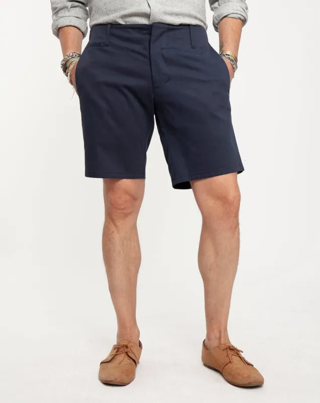 Signature Shorts | Soft Navy Twill sold by 18 Waits