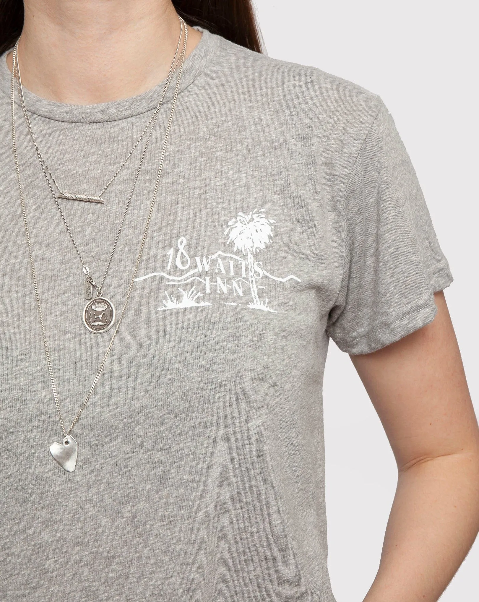 Graphic T-Shirt | 18 Waits Inn | Heather Ash sold by 18 Waits product image thumbnail 4