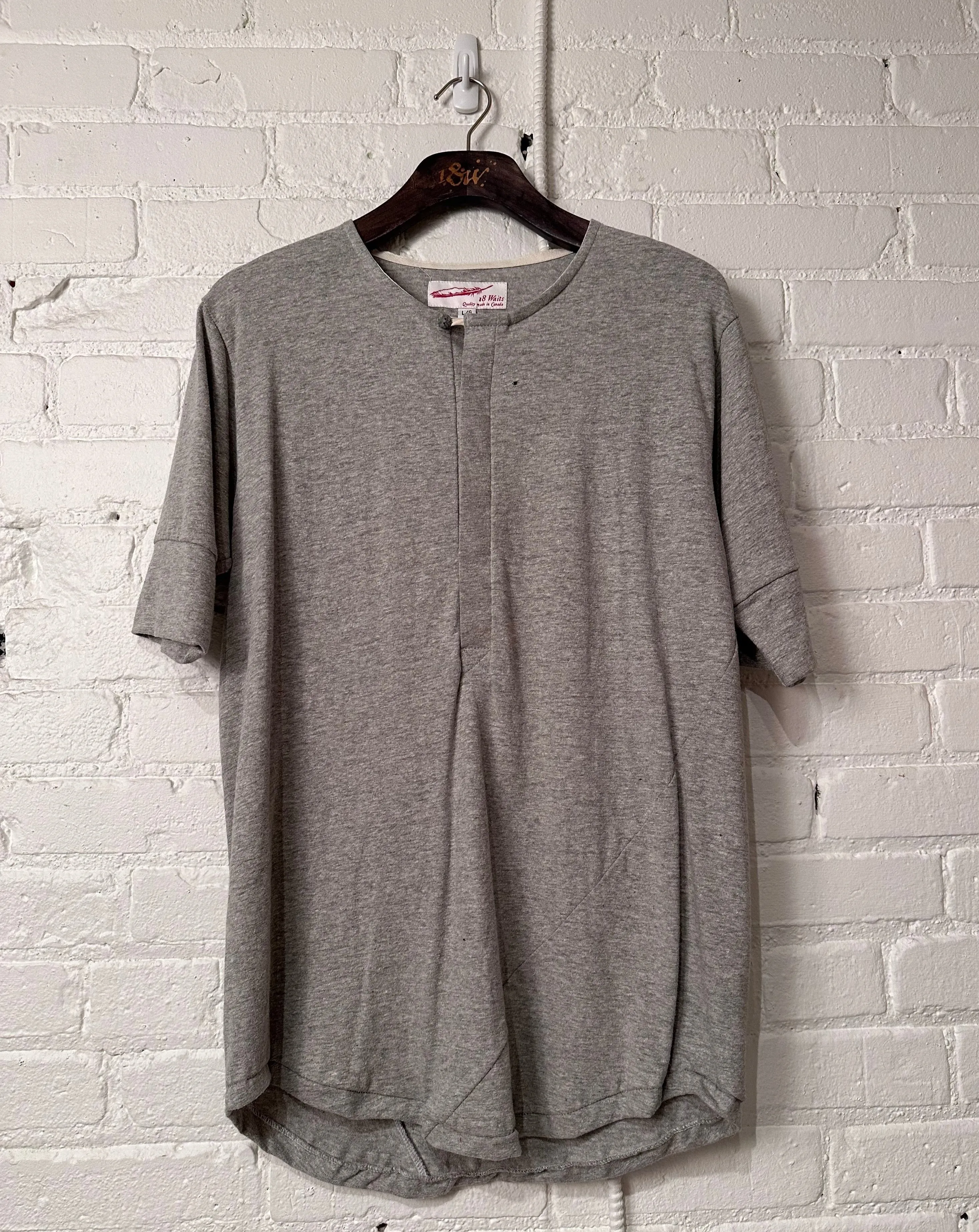 Vintage Hitchhiker Henley | Grey II sold by 18 Waits