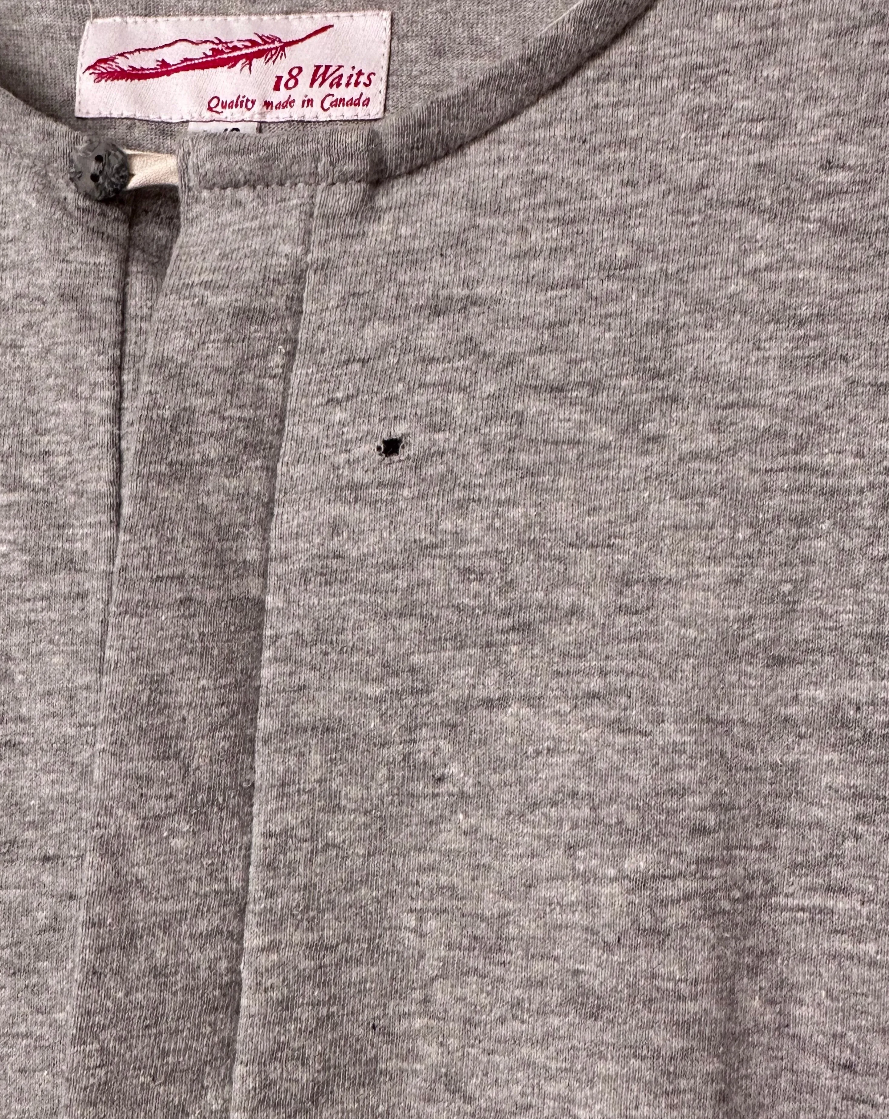 Vintage Hitchhiker Henley | Grey II sold by 18 Waits product image thumbnail 3