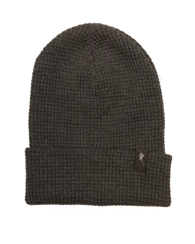 The Toque | Charcoal Waffle Knit sold by 18 Waits