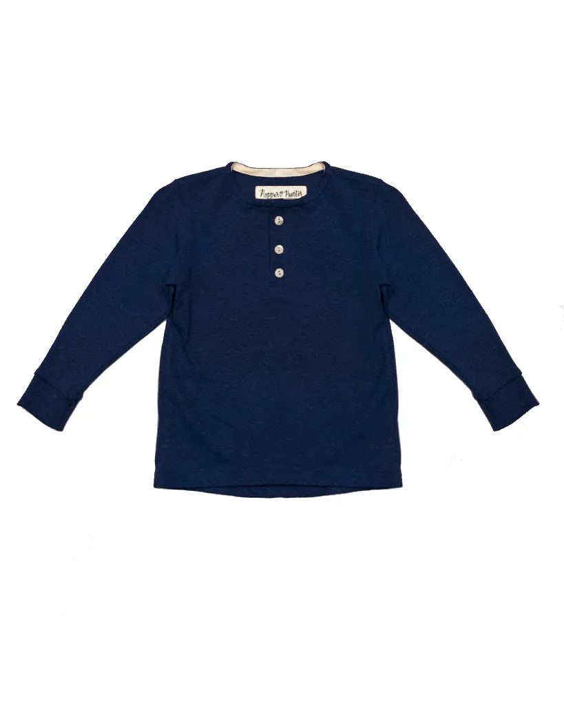 Henley | Navy Hemp sold by 18 Waits