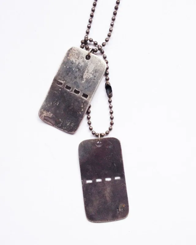Signature Series | Dog Tags Necklace sold by 18 Waits